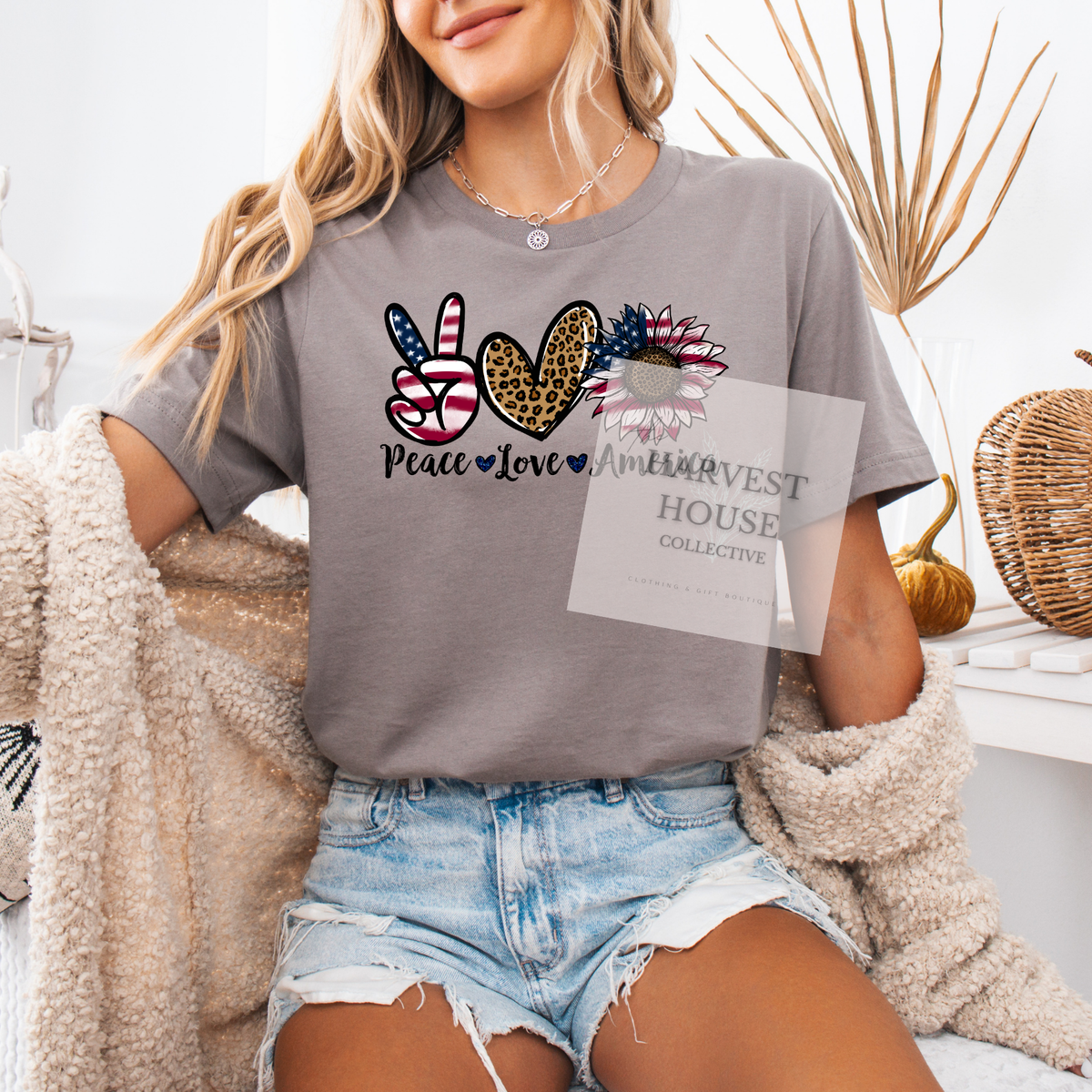 Peace Love America Shirt