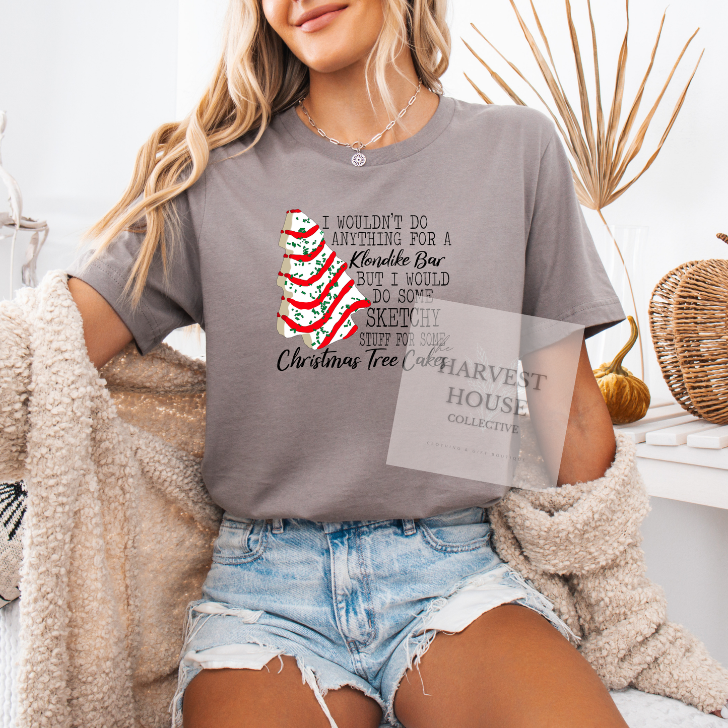Christmas Tree Cake Bella Canvas Tee
