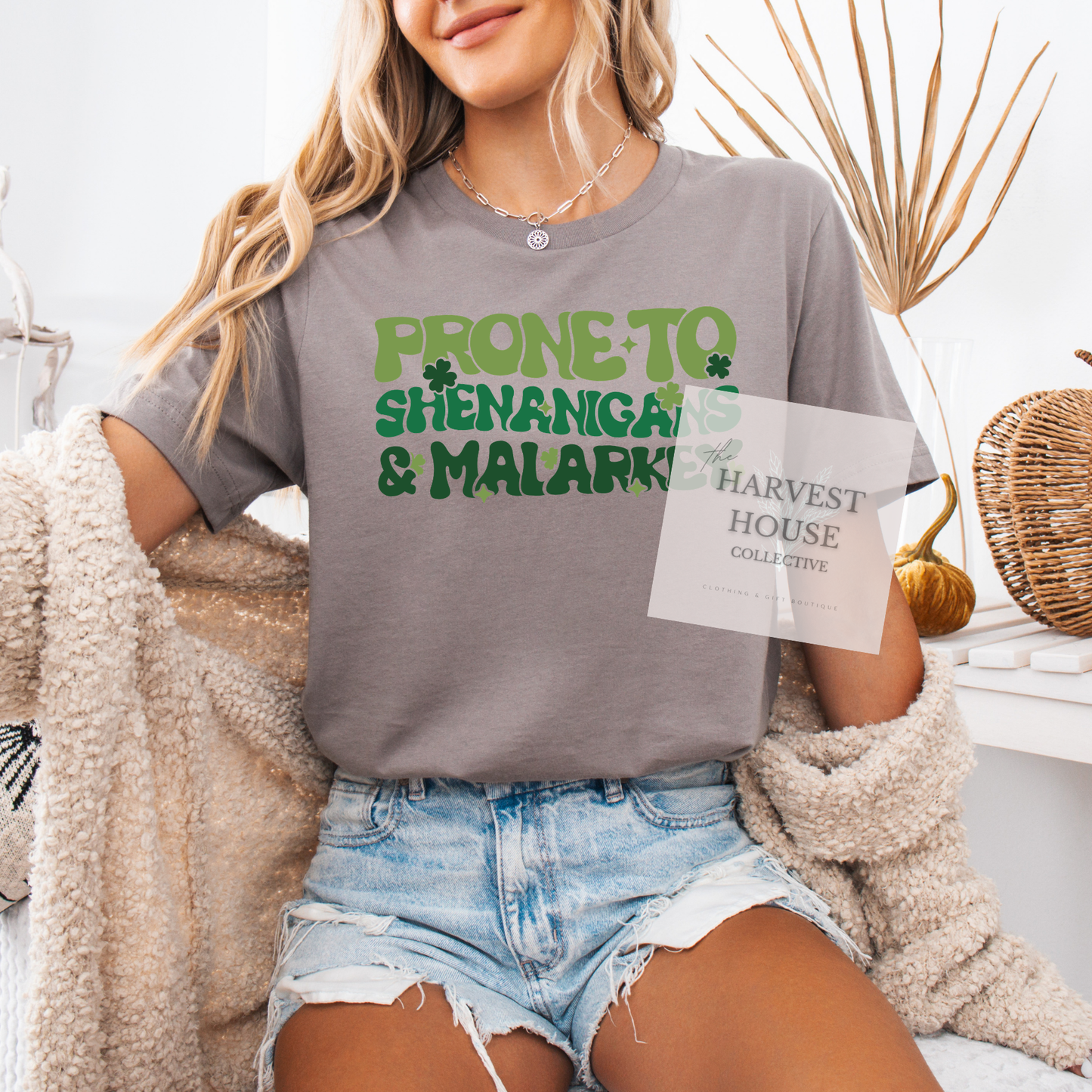 Prone To Shenanigans And Malarky Bella Canvas Tee