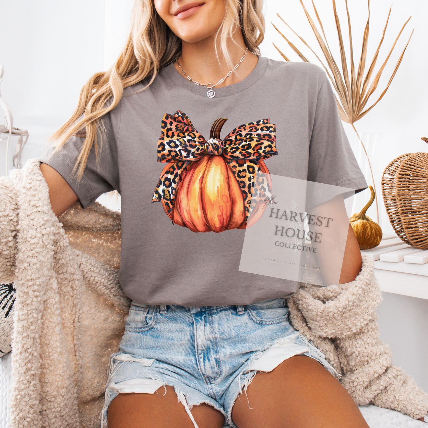 Leopard Pumpkin Tee