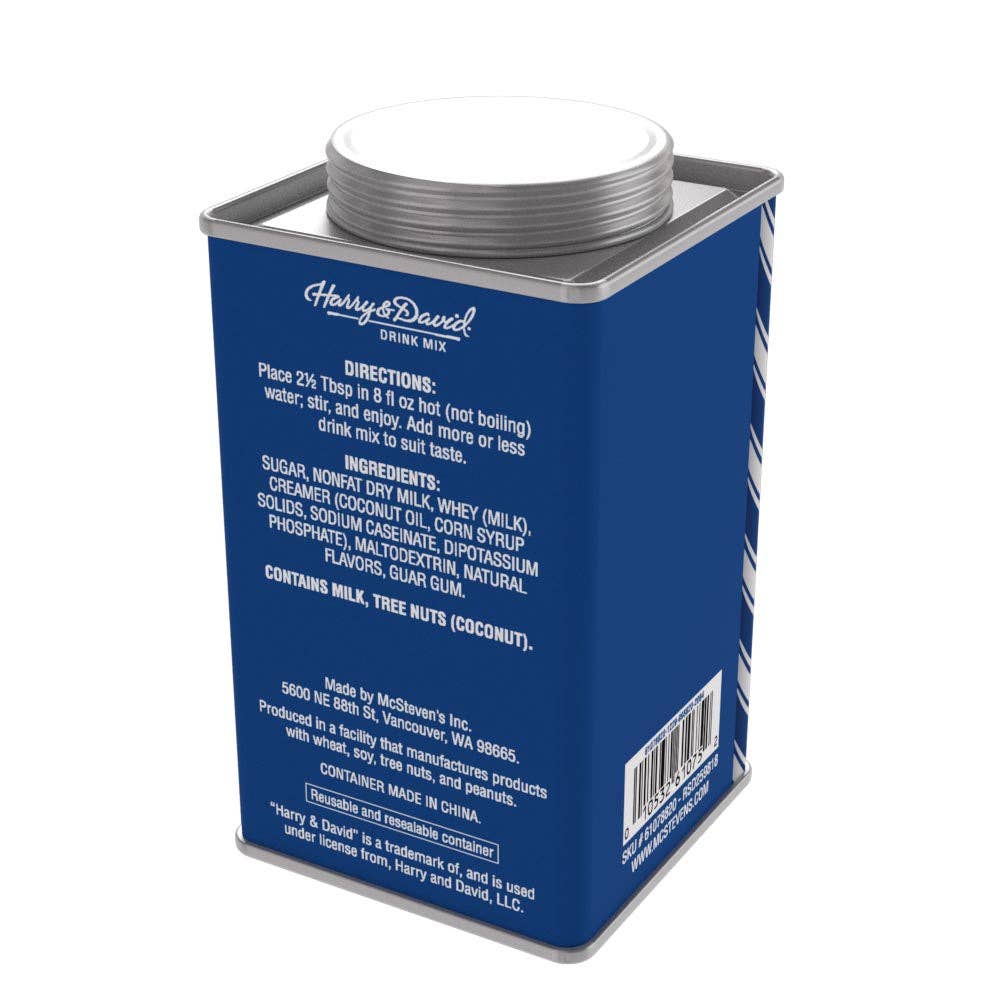 H&D® Holiday Butter Rum White Hot Chocolate (6.25oz Tins)