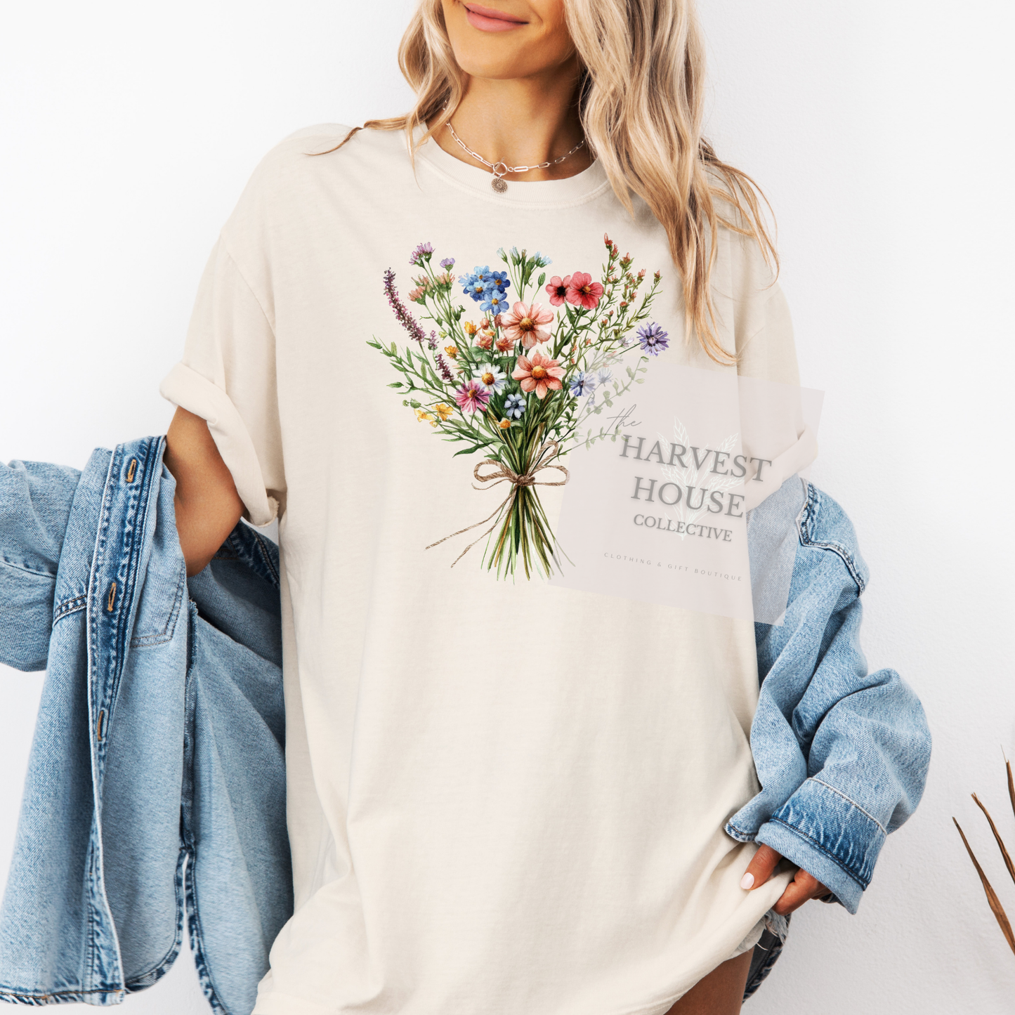 Floral Bouquet Comfort Color Tee