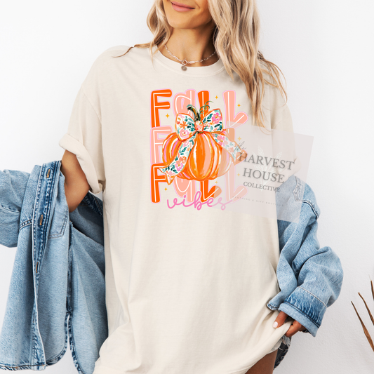 Orange Fall Comfort Colors Tee