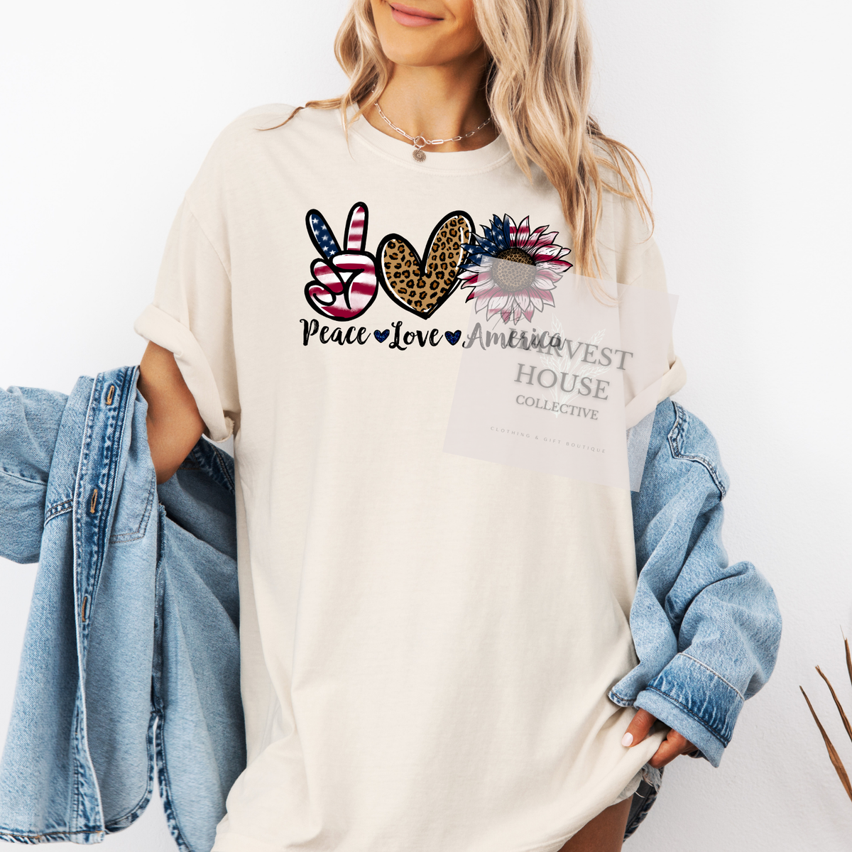 Peace Love America Shirt