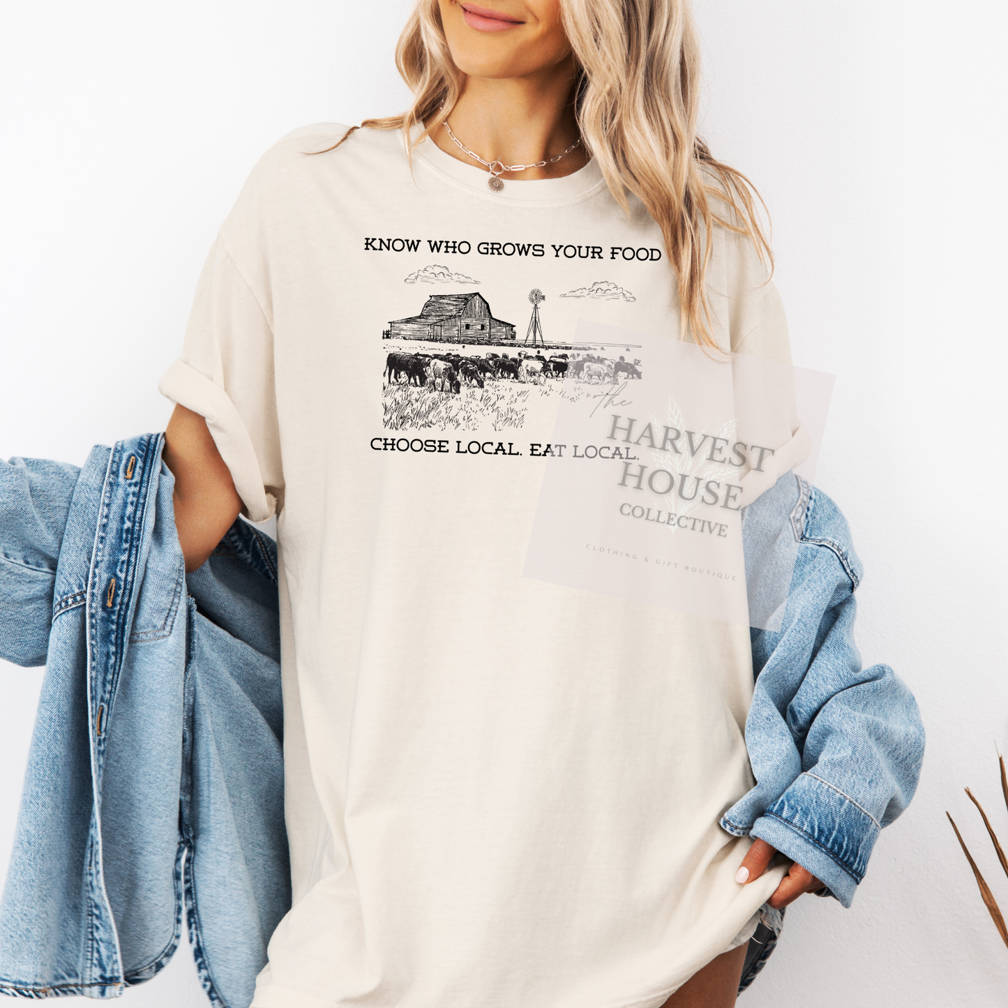 Know Who Grows Your Food Comfort Color Tee