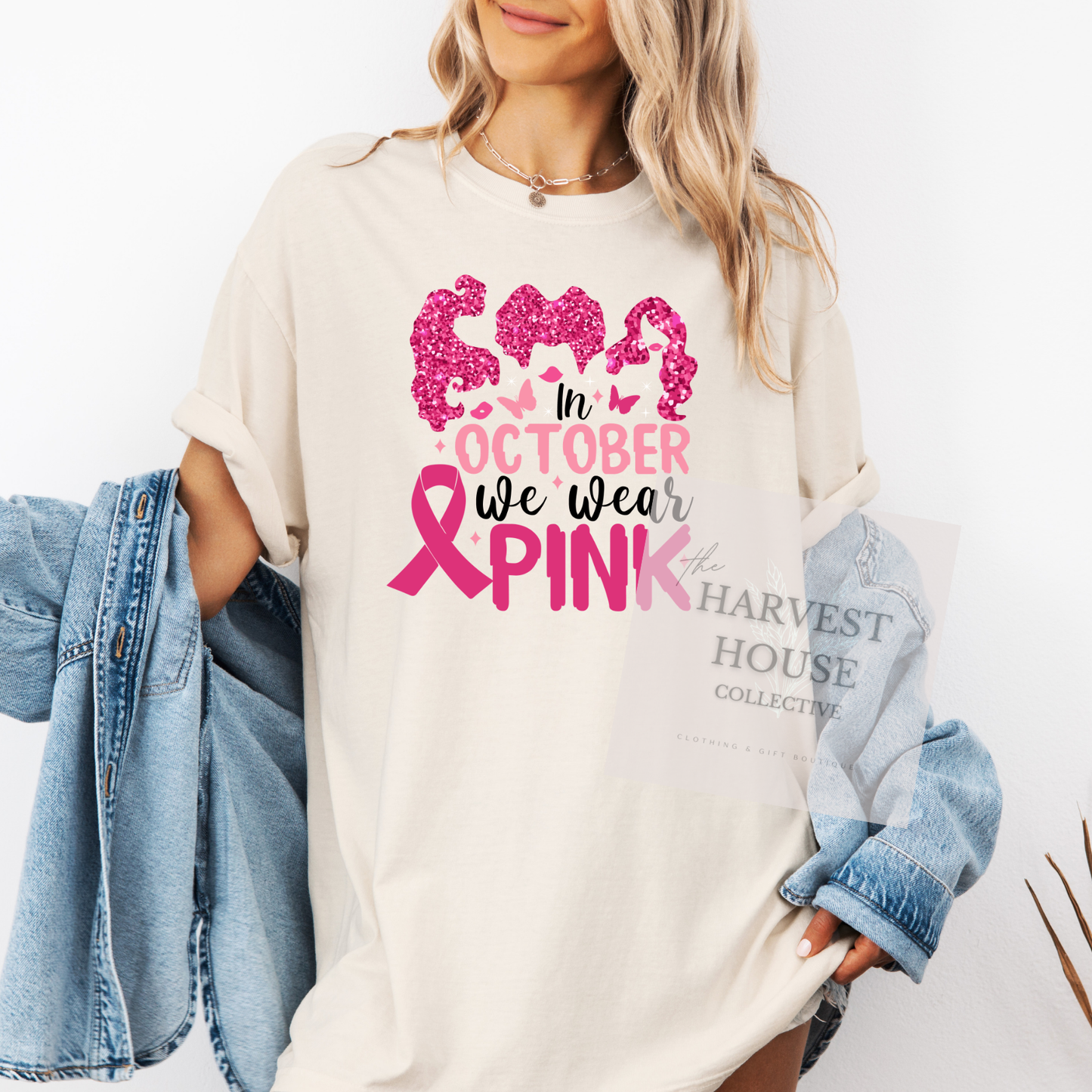 We Wear Pink Comfort Color Tee
