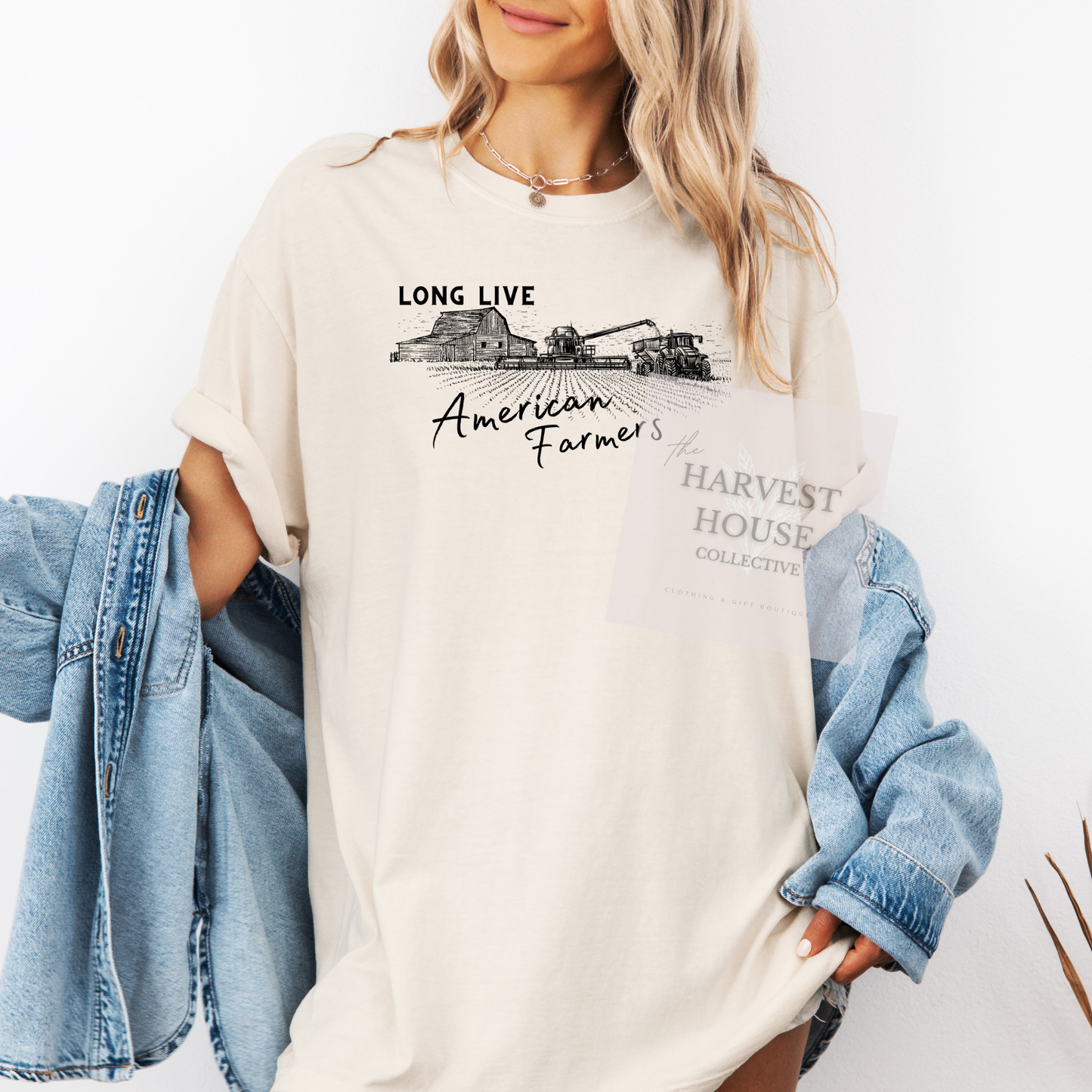 Long Live American Farmers Comfort Color Tee