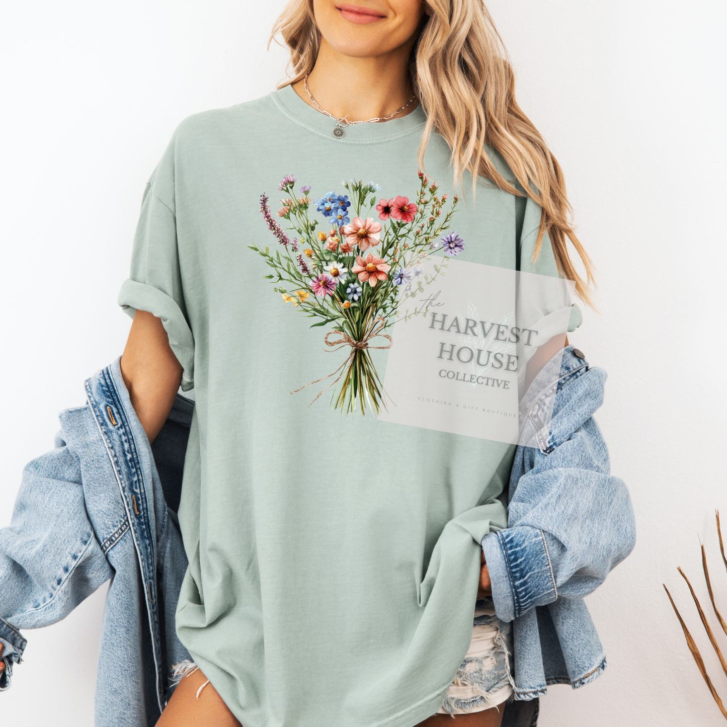 Floral Bouquet Comfort Color Tee