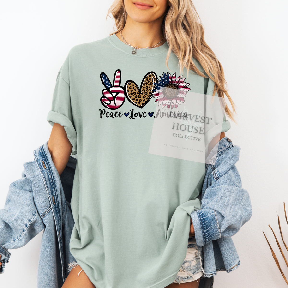 Peace Love America Shirt