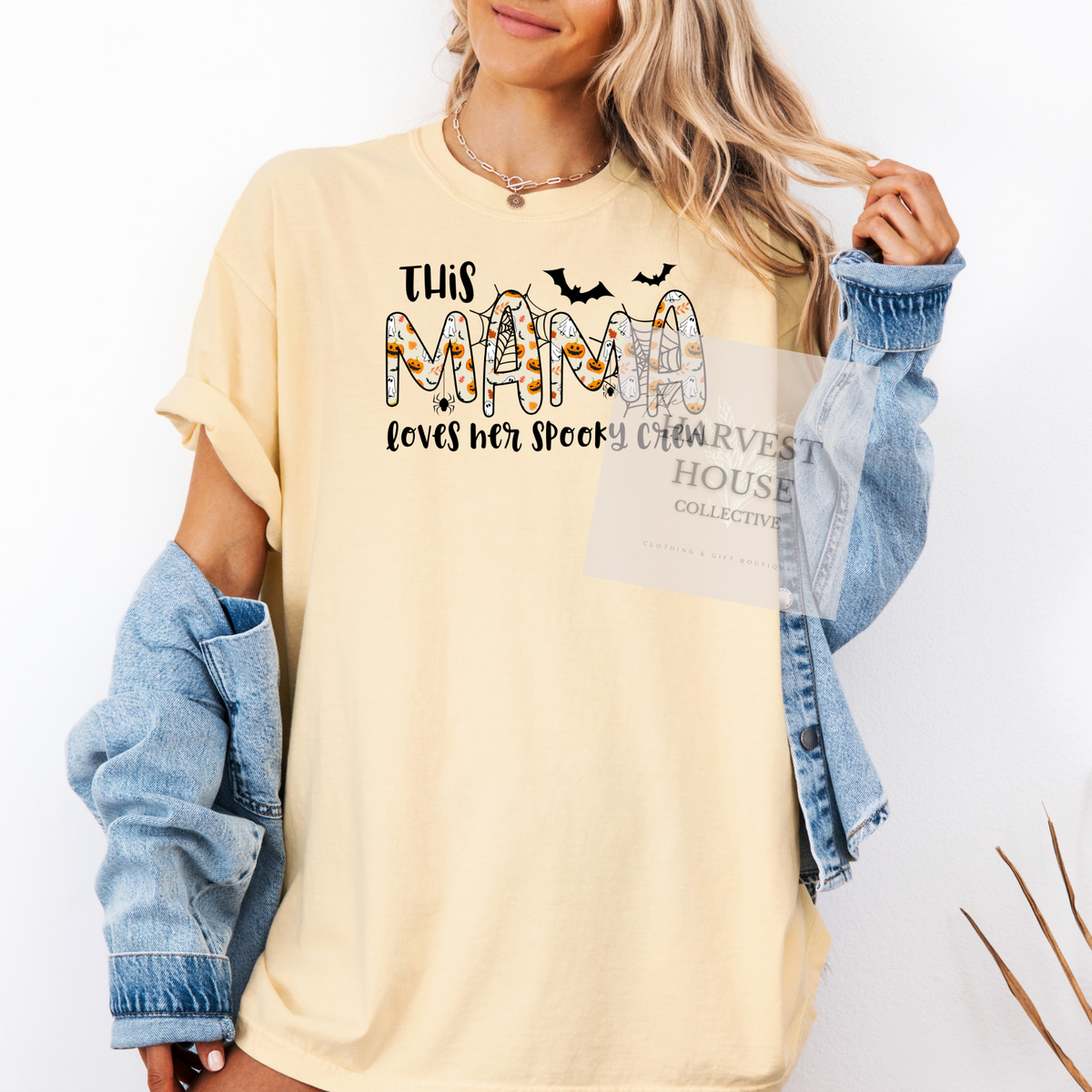 This Mama Loves Her Spooky Crew Tee