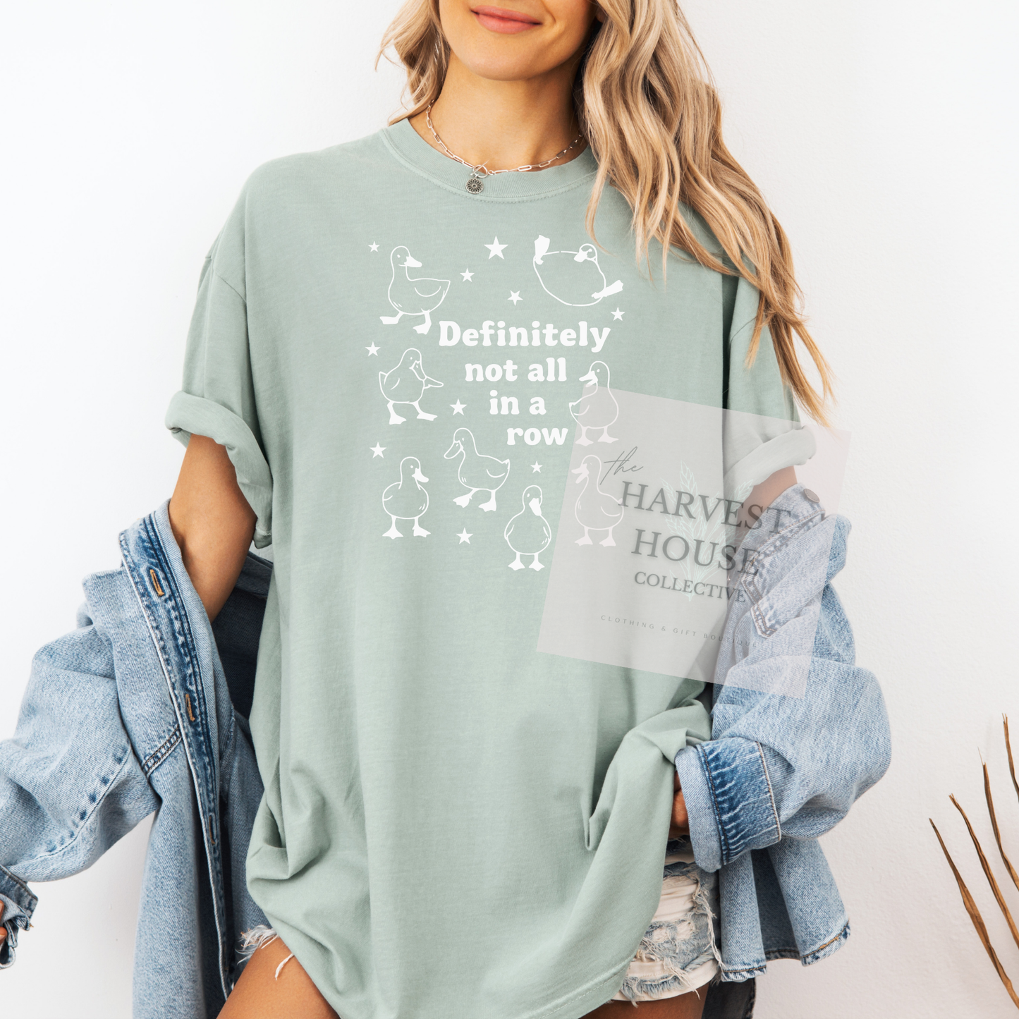 Ducks In A Row Comfort Color Tee