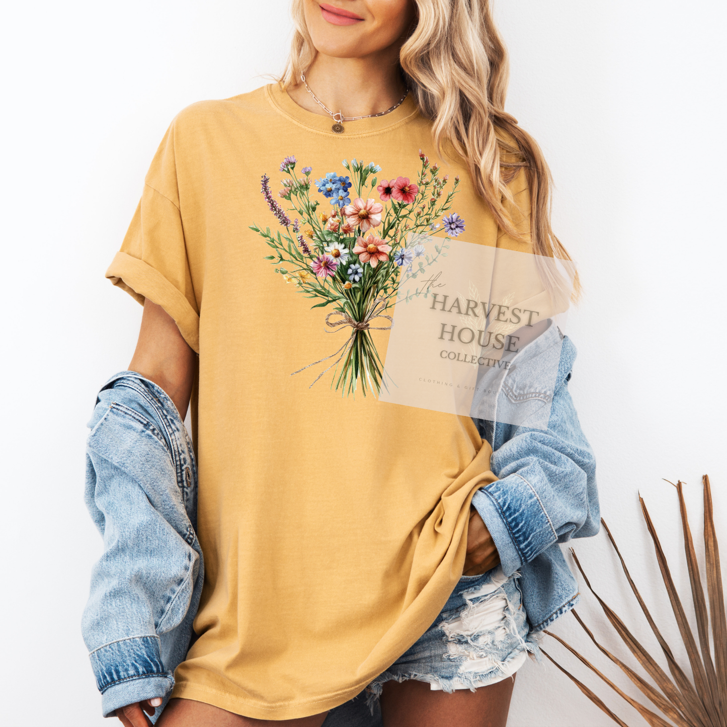 Floral Bouquet Comfort Color Tee