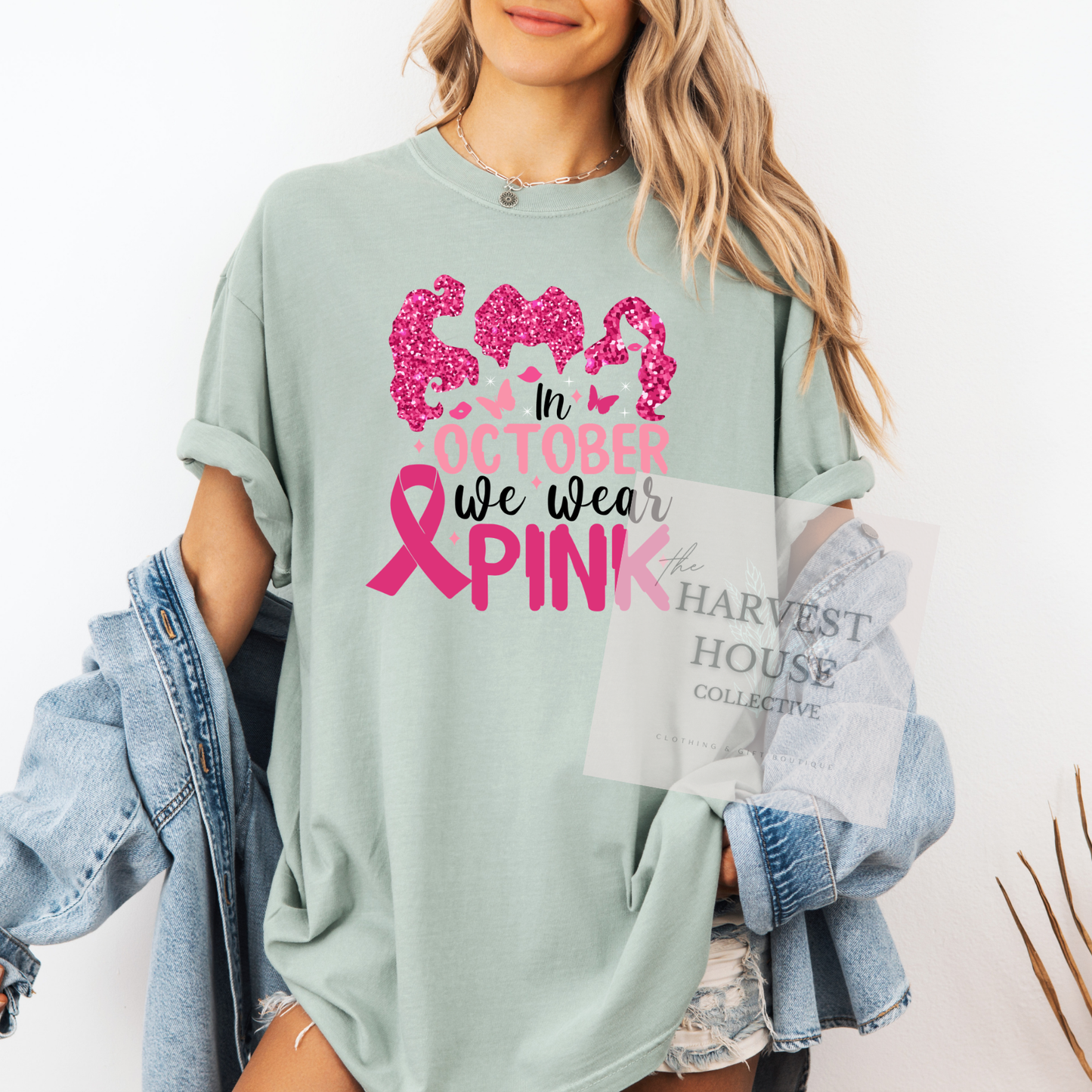 We Wear Pink Comfort Color Tee