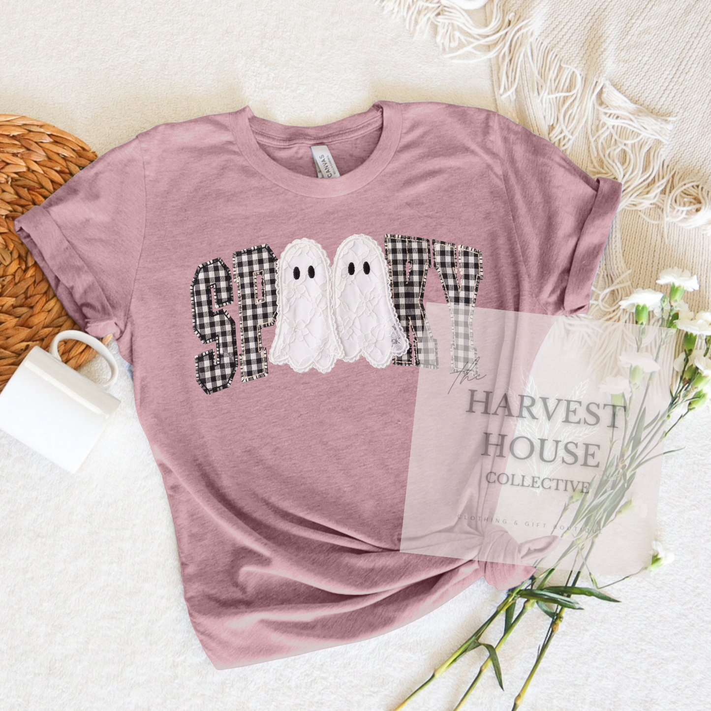 Faux Lace Spooky Shirt