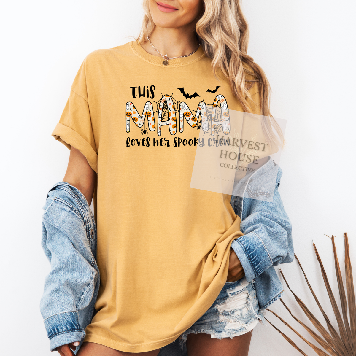 This Mama Loves Her Spooky Crew Tee