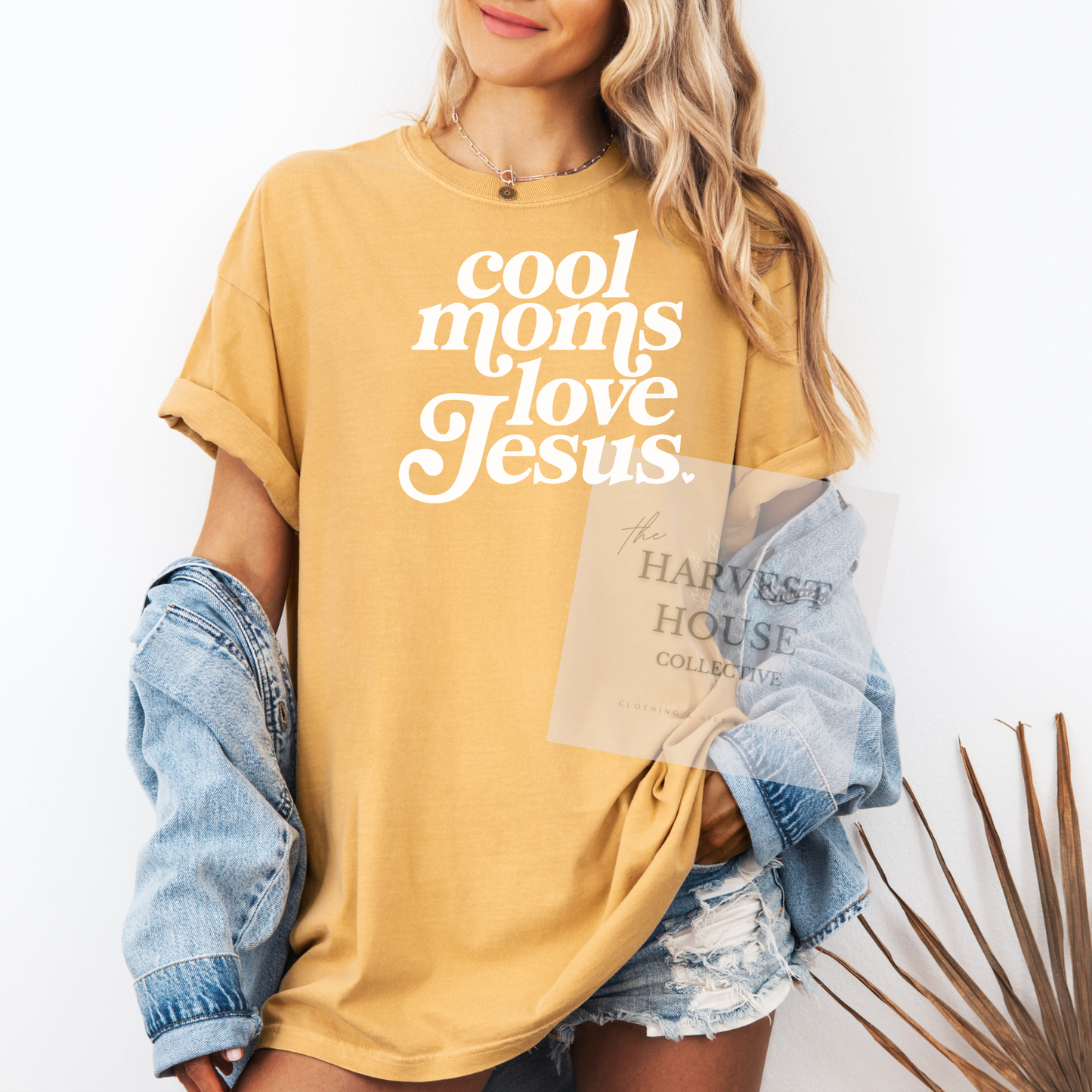 Cool Moms Love Jesus Comfort Color Tee
