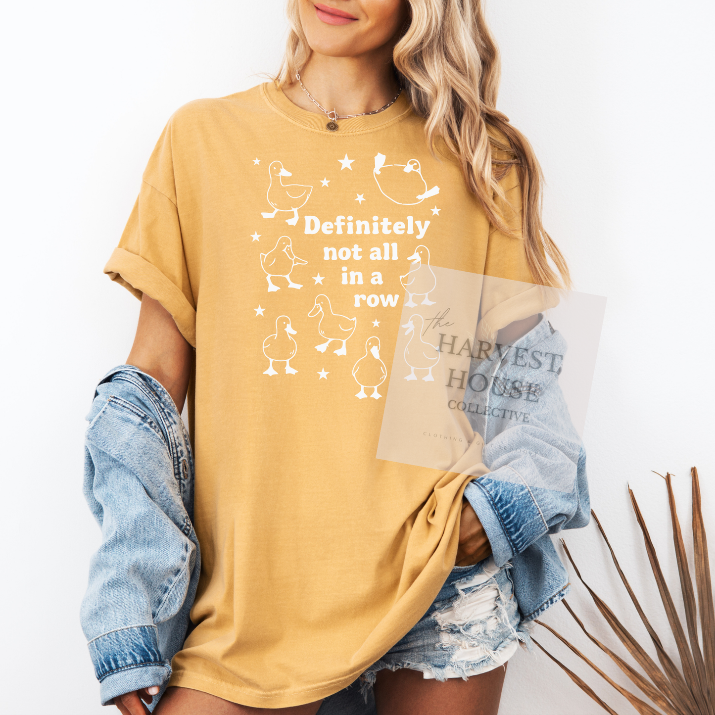 Ducks In A Row Comfort Color Tee