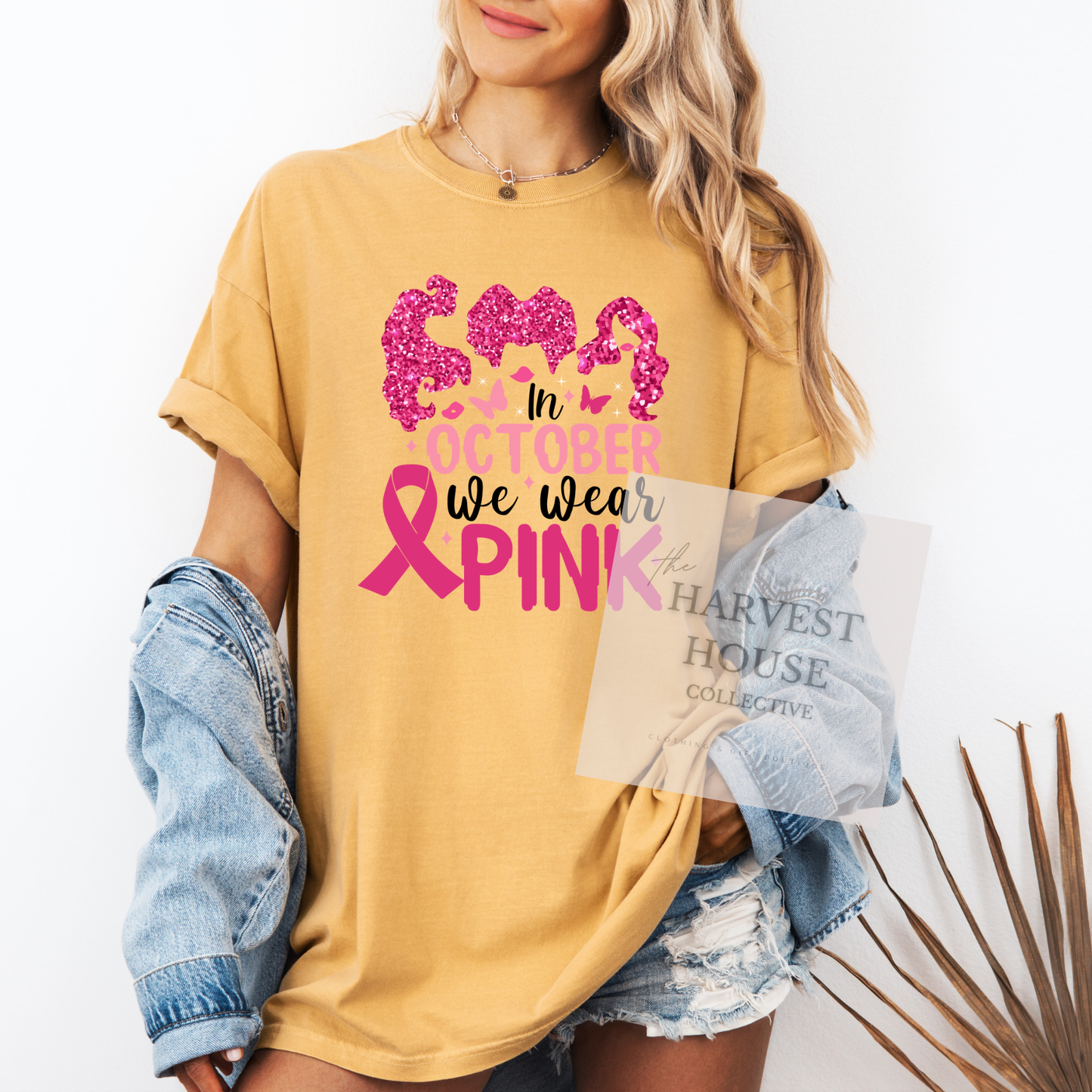 We Wear Pink Comfort Color Tee