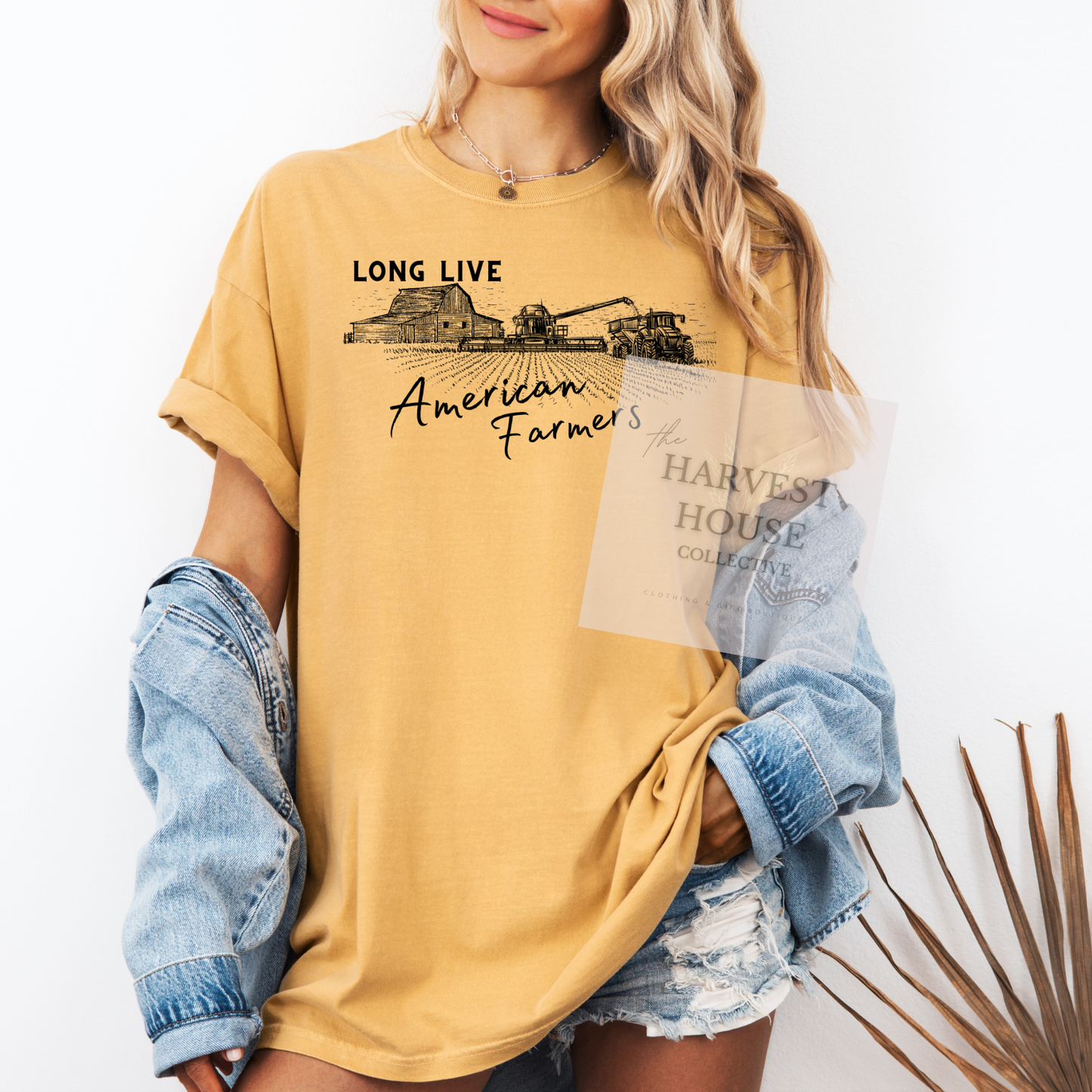 Long Live American Farmers Comfort Color Tee