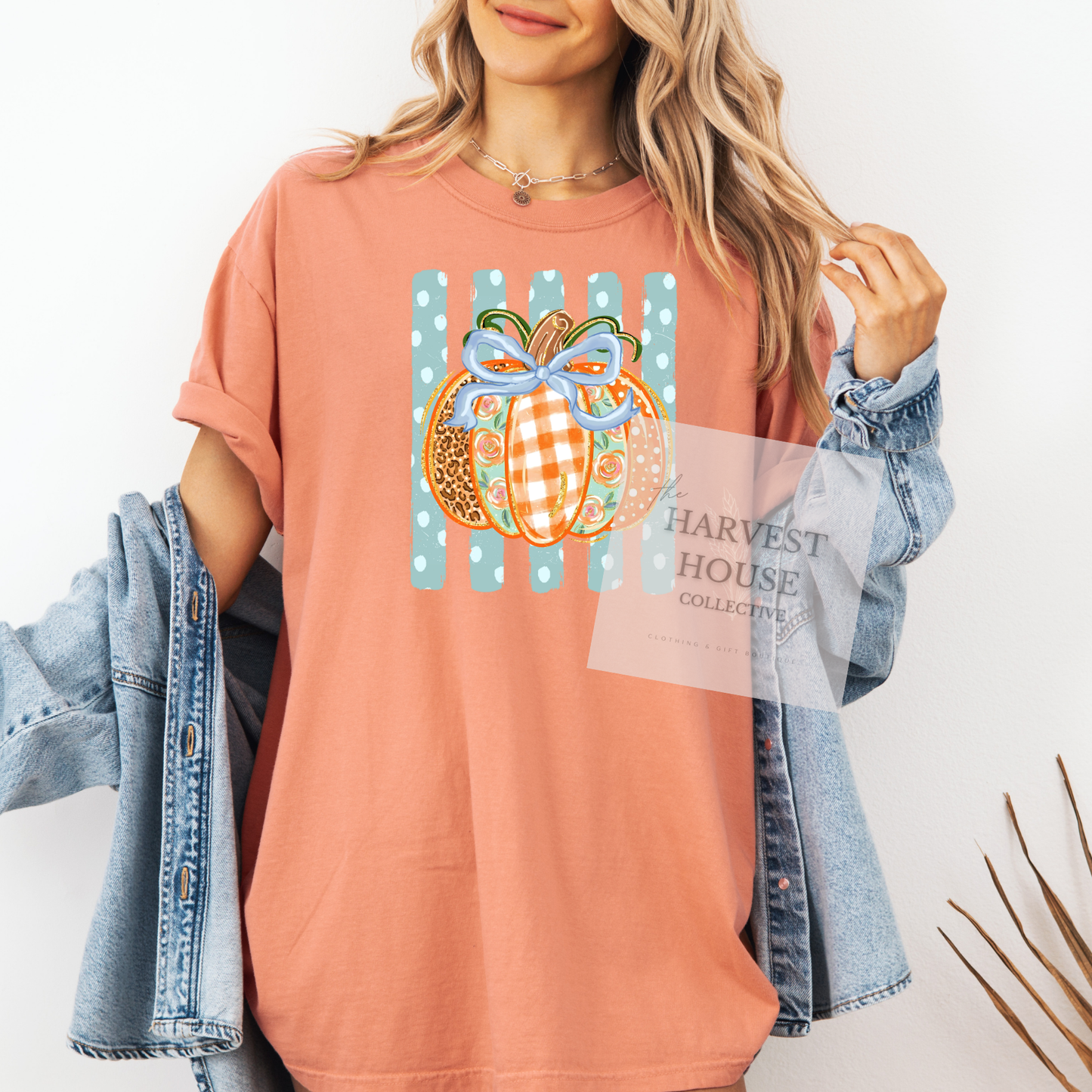 Polka Dot Pumpkin Tee