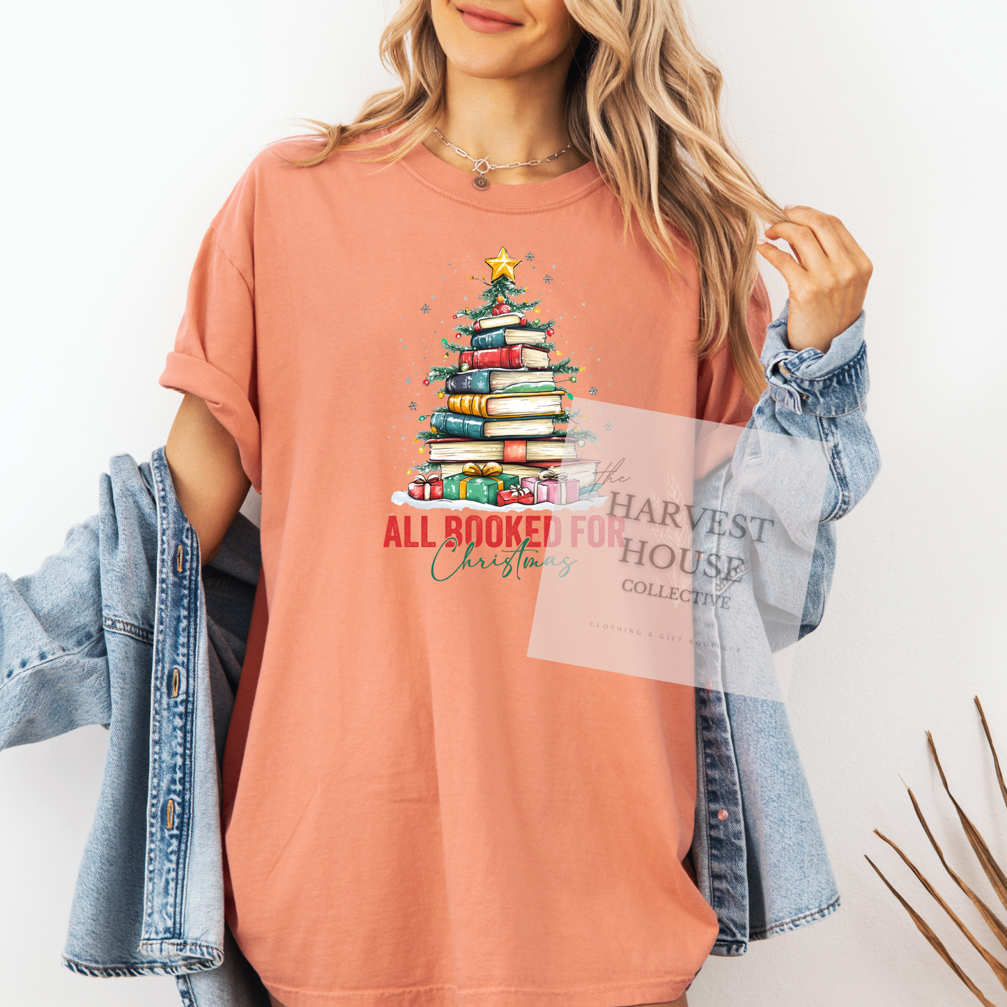 All Booked For Christmas Shirt