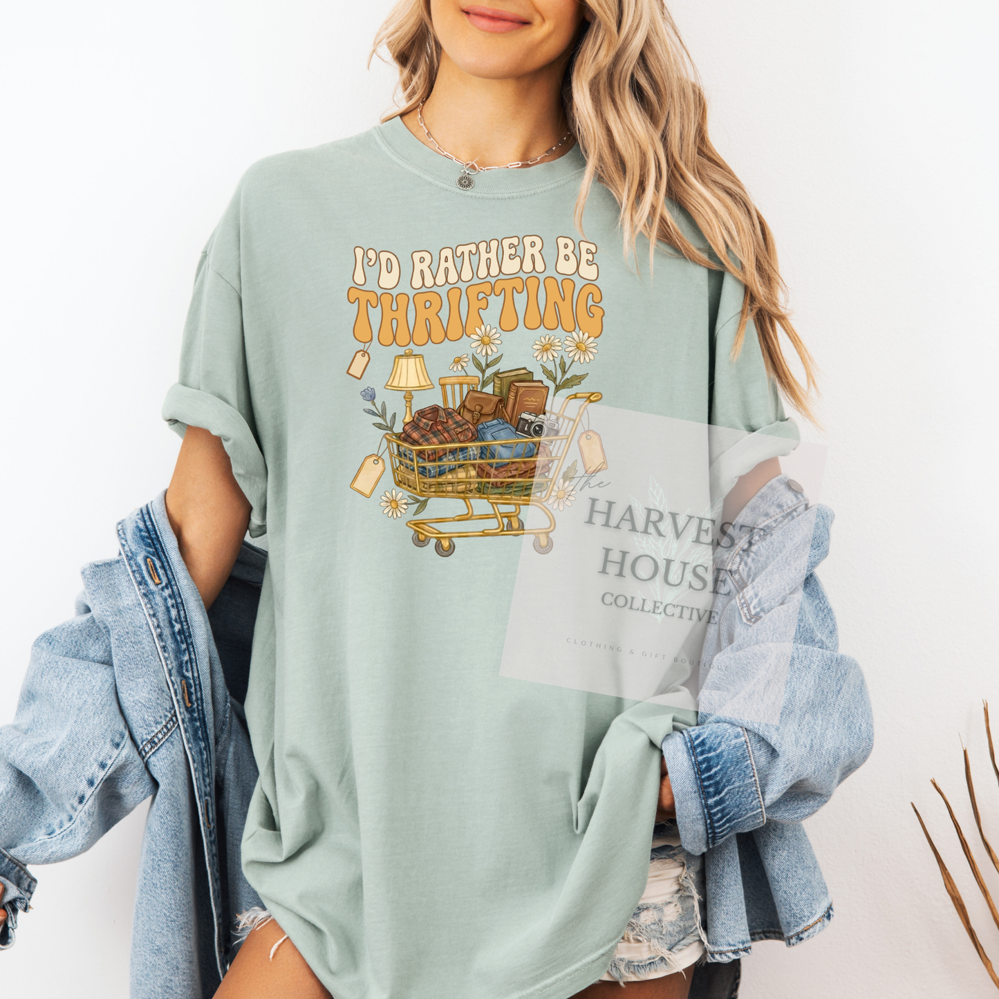 I'd Rather Be Thrifting Comfort Color Tee