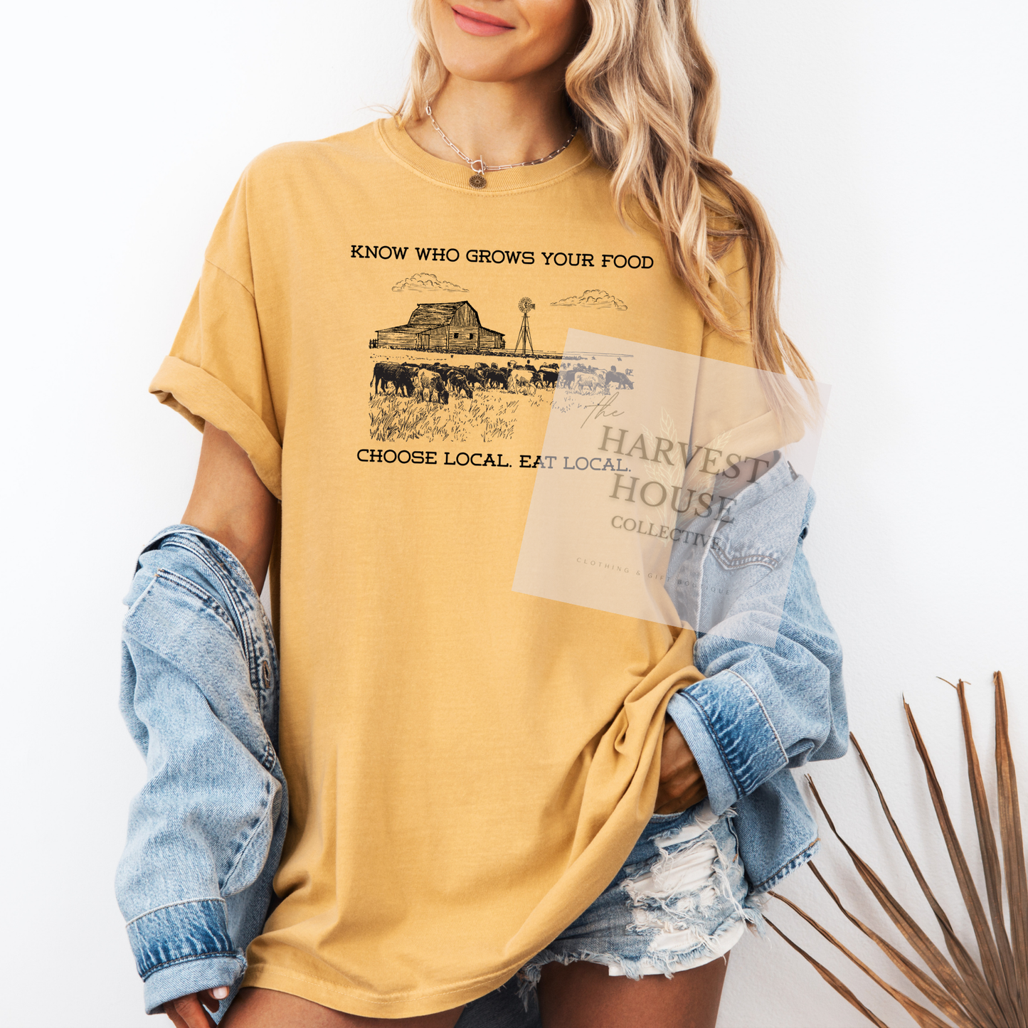 Know Who Grows Your Food Comfort Color Tee