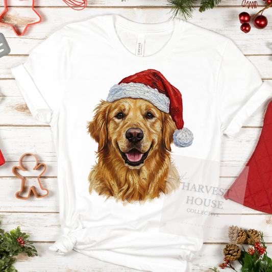 Golden Retriever Santa Sweatshirt