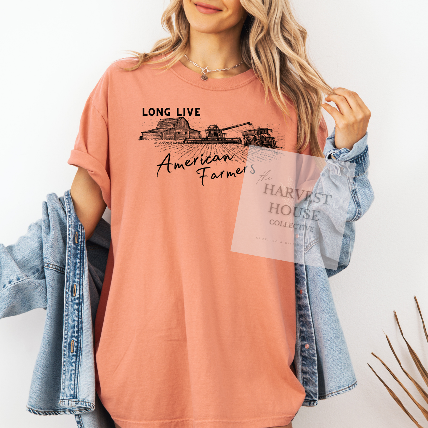 Long Live American Farmers Comfort Color Tee