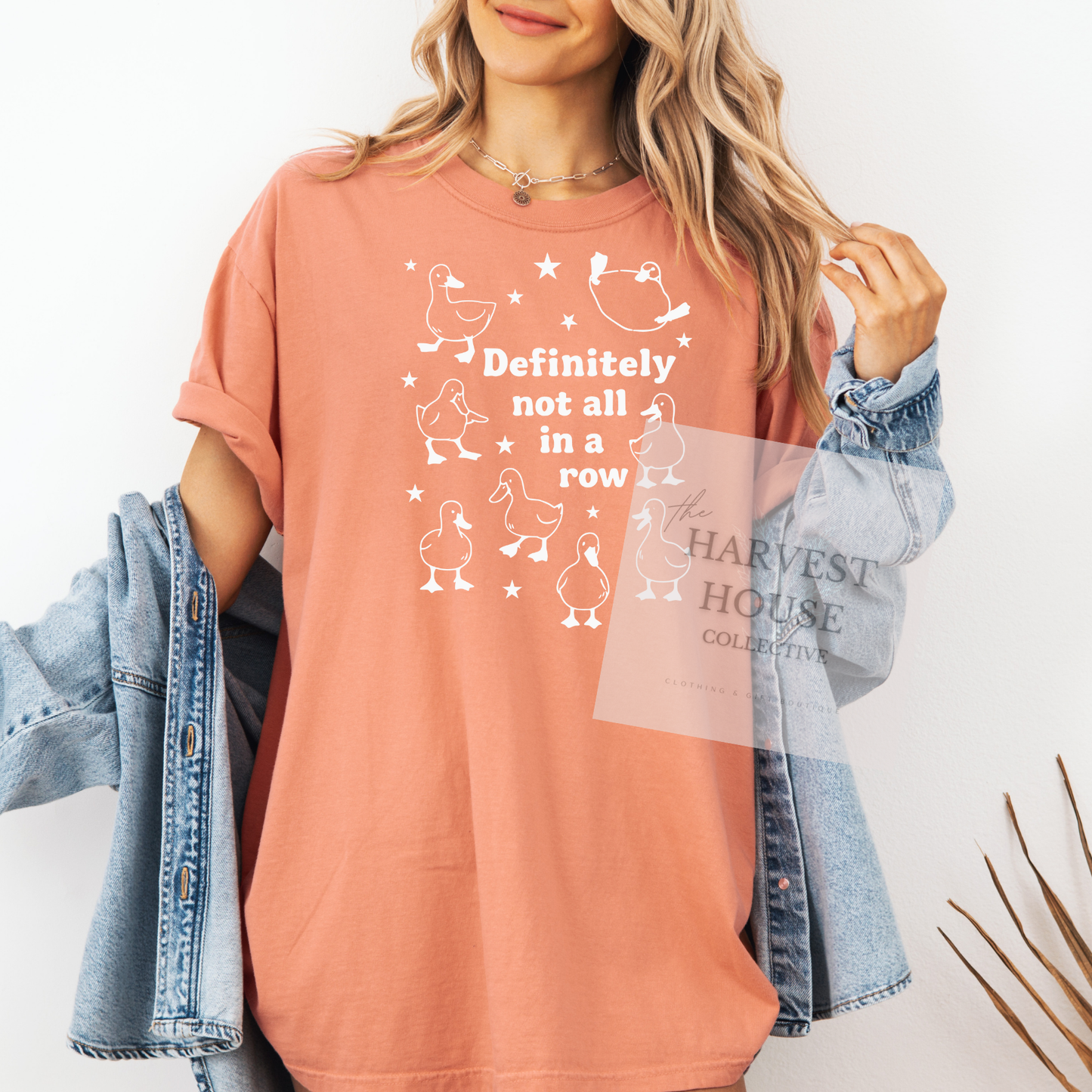 Ducks In A Row Comfort Color Tee