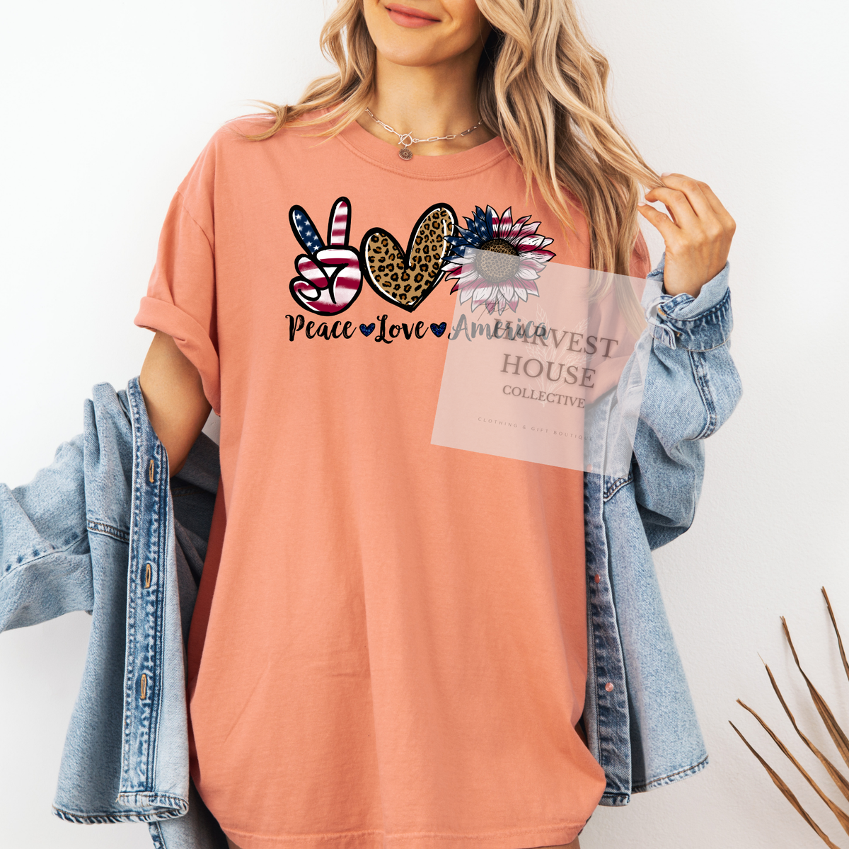 Peace Love America Shirt