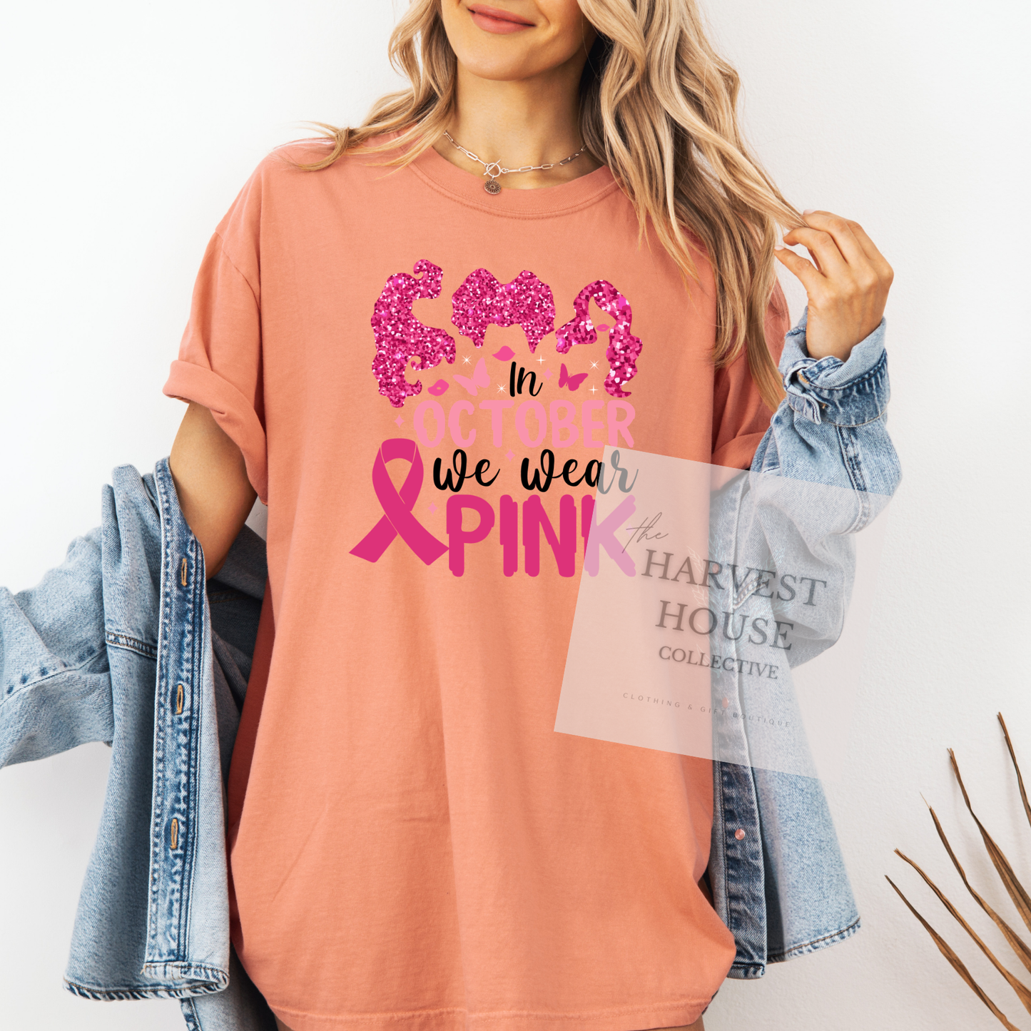 We Wear Pink Comfort Color Tee