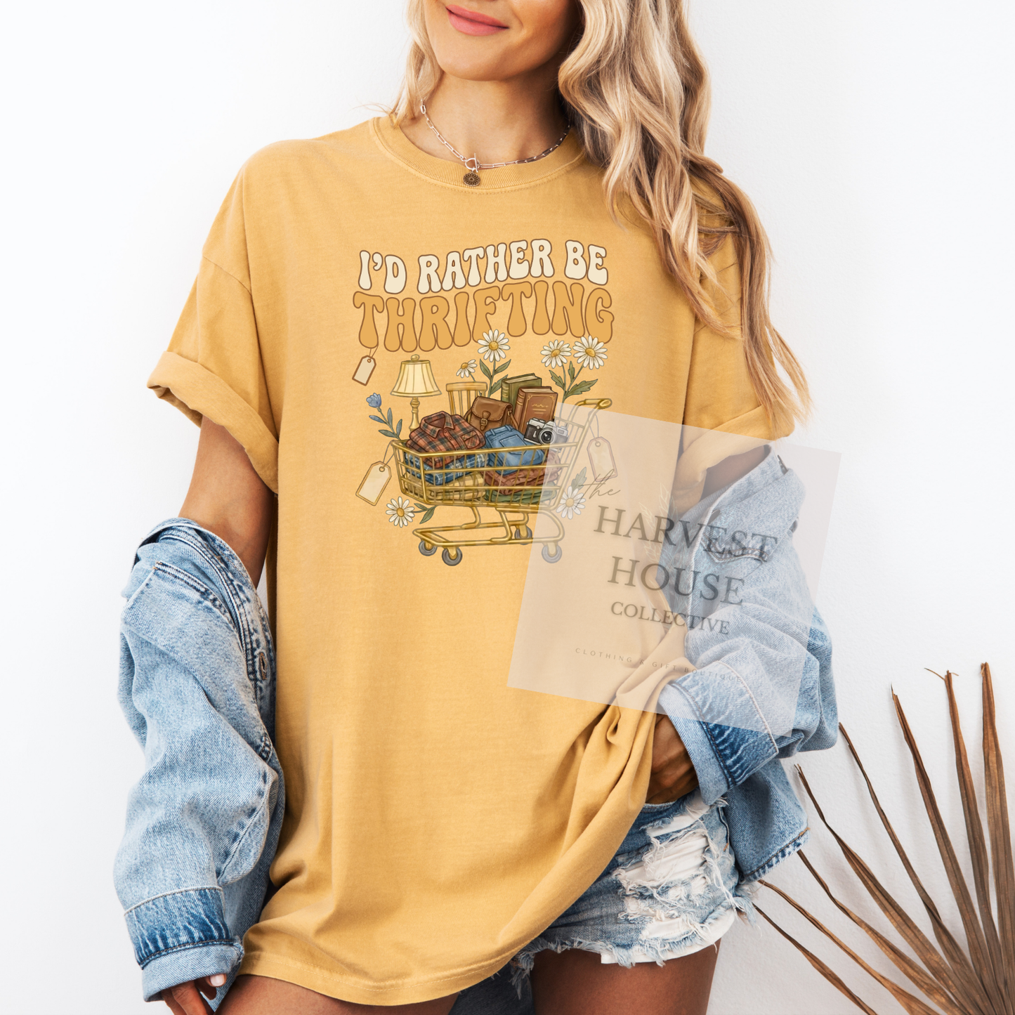 I'd Rather Be Thrifting Comfort Color Tee