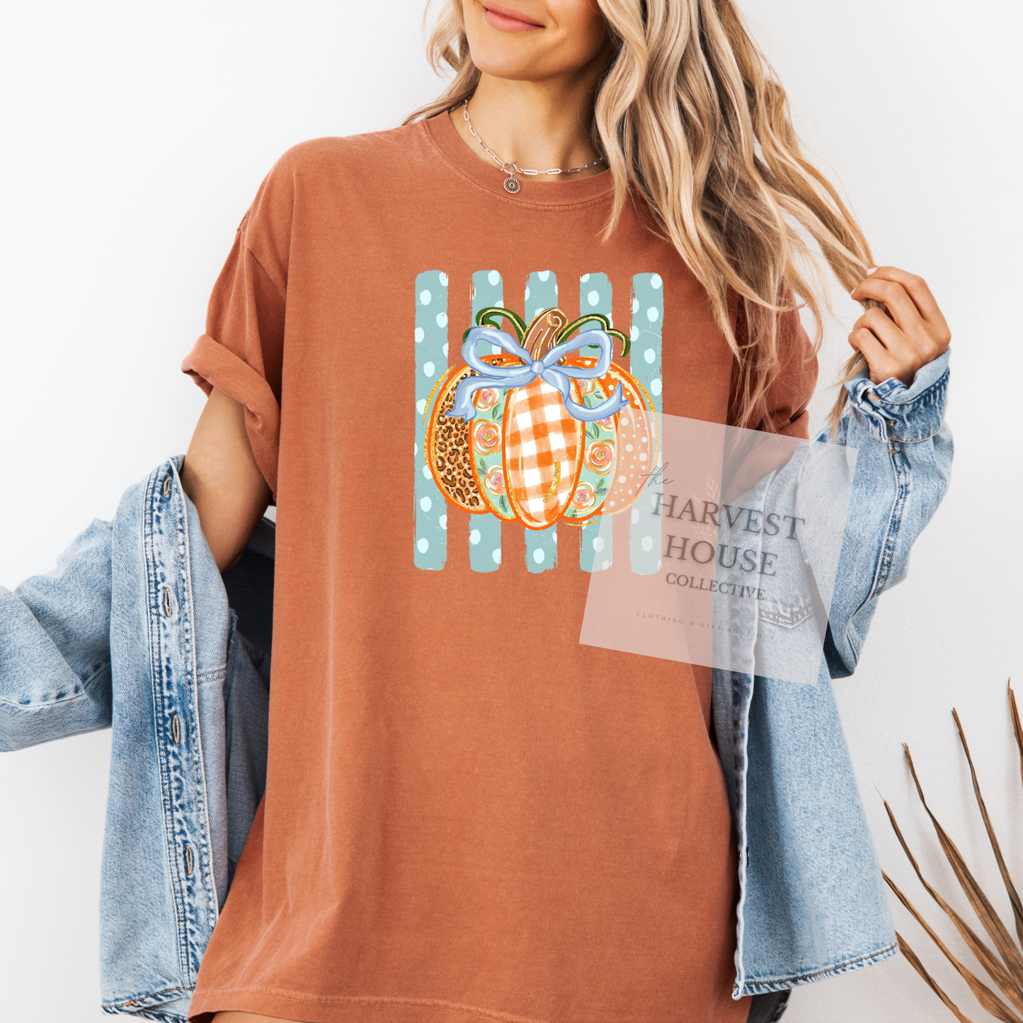 Polka Dot Pumpkin Tee