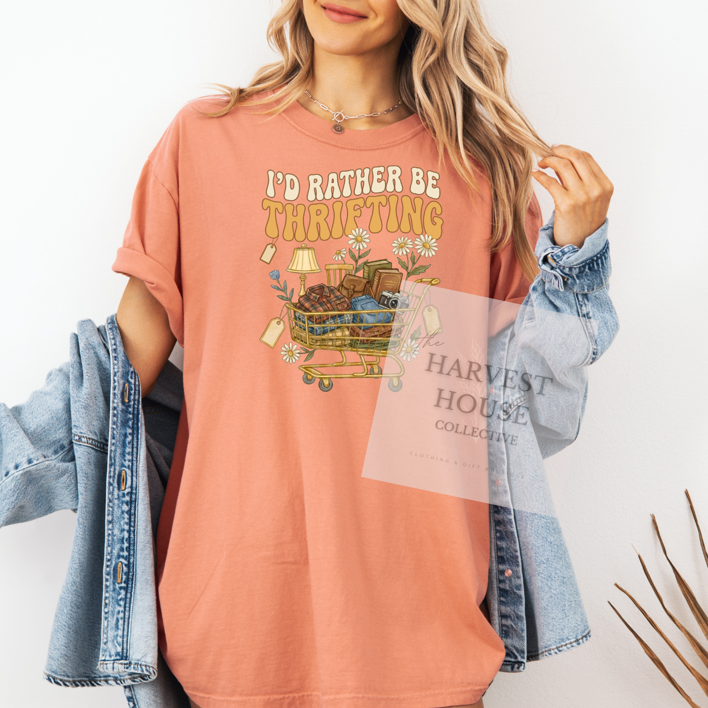 I'd Rather Be Thrifting Comfort Color Tee