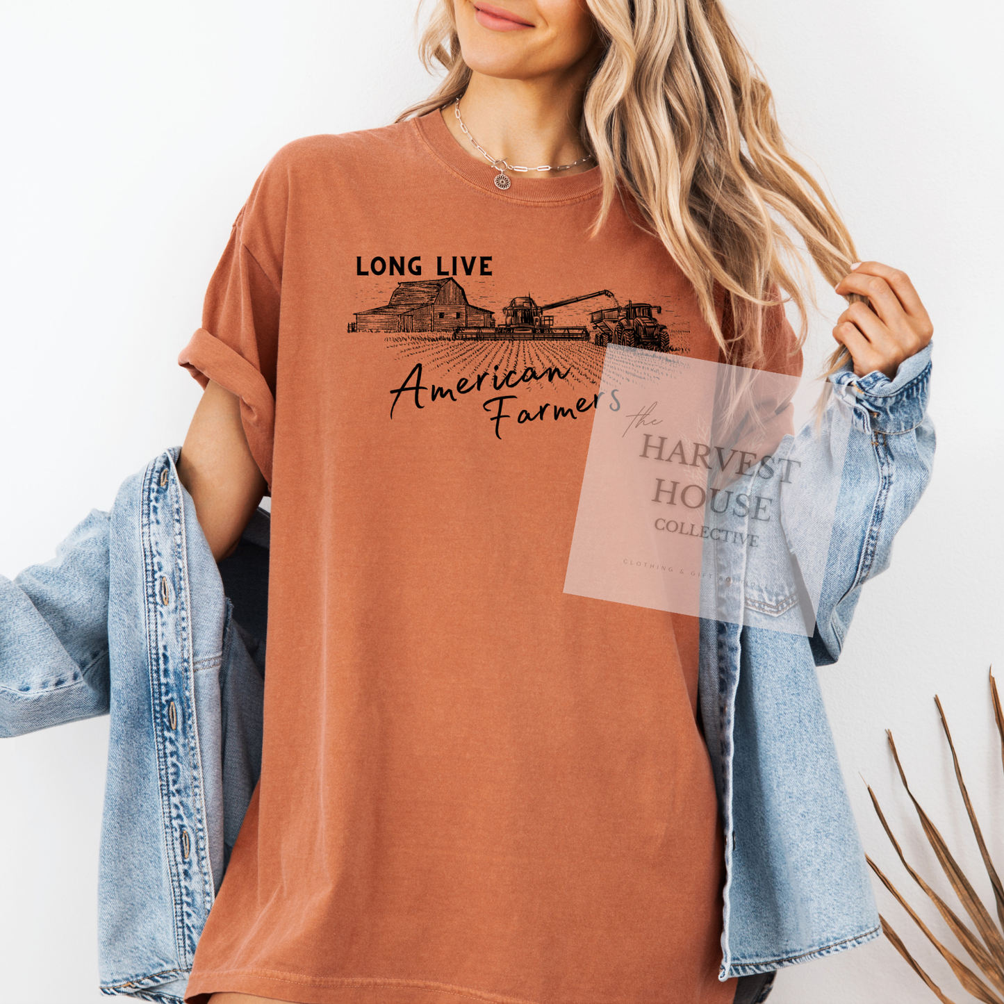 Long Live American Farmers Comfort Color Tee