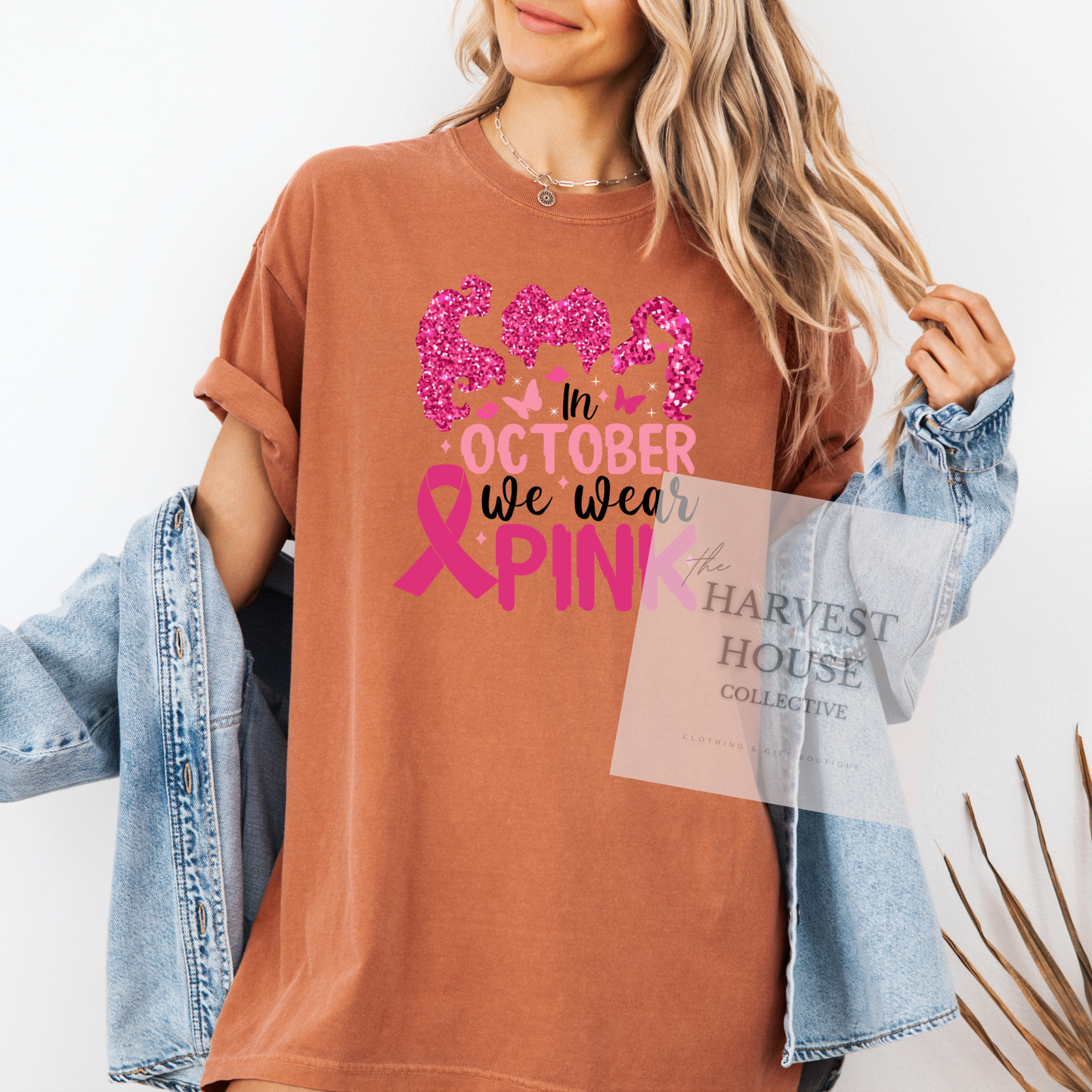 We Wear Pink Comfort Color Tee