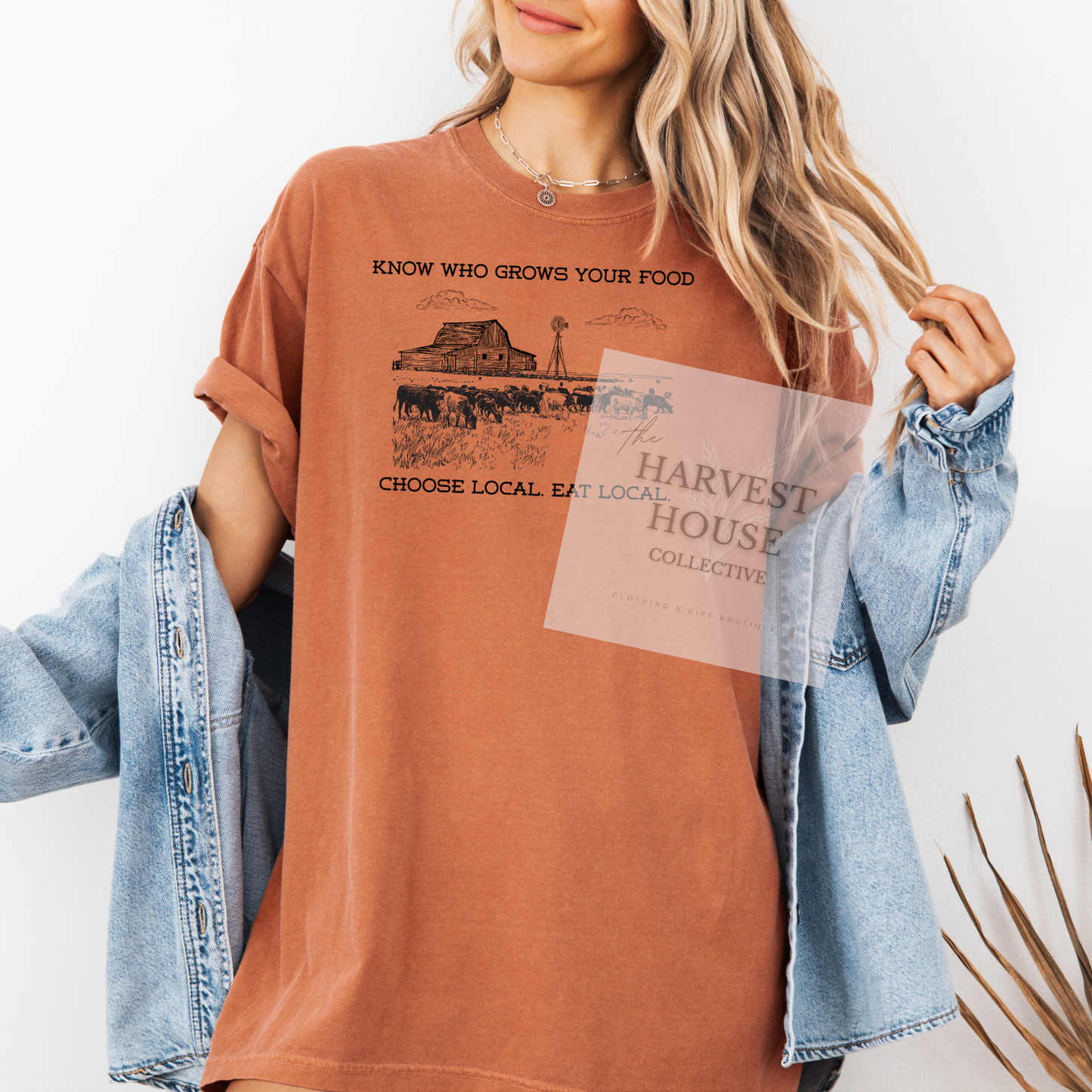 Know Who Grows Your Food Comfort Color Tee