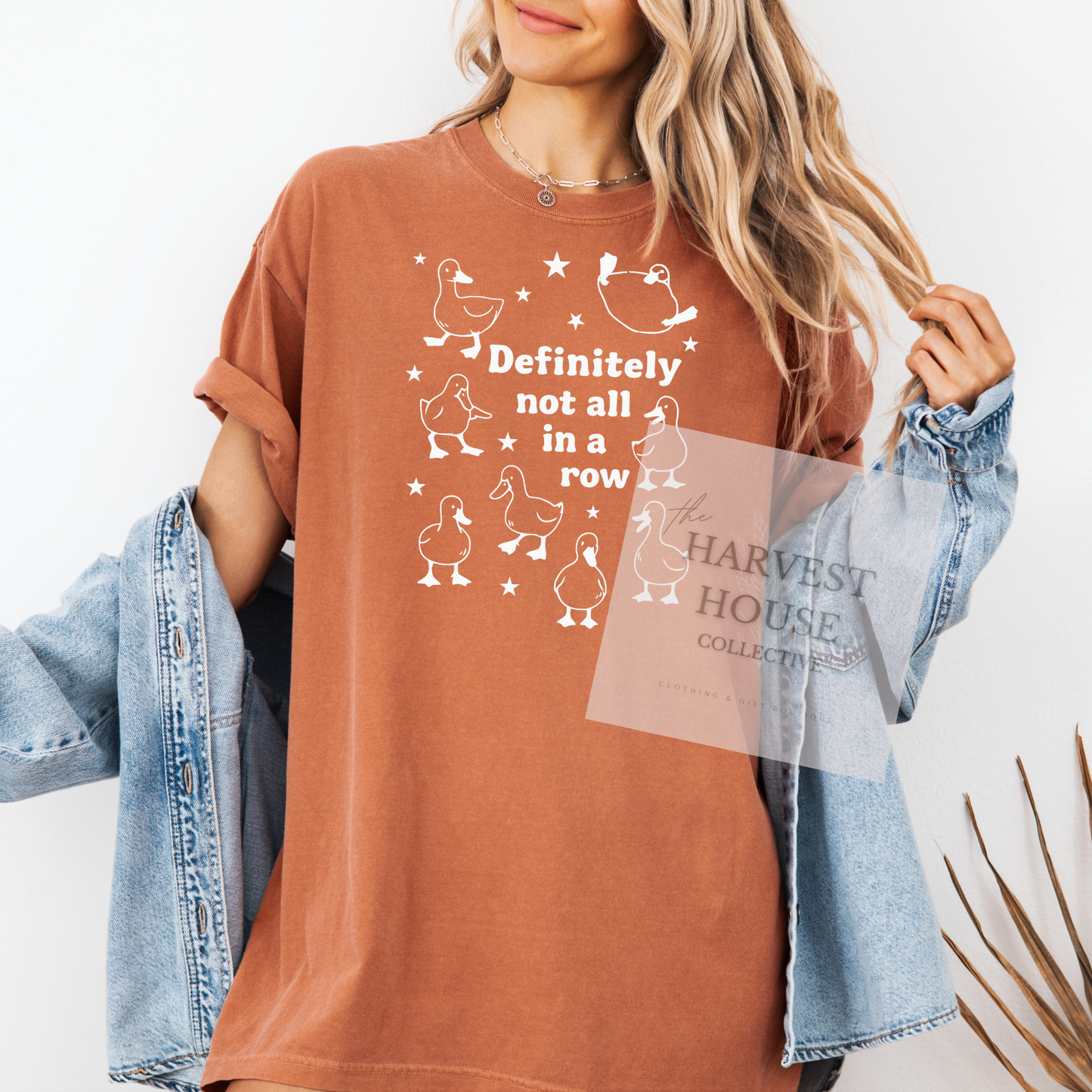 Ducks In A Row Comfort Color Tee