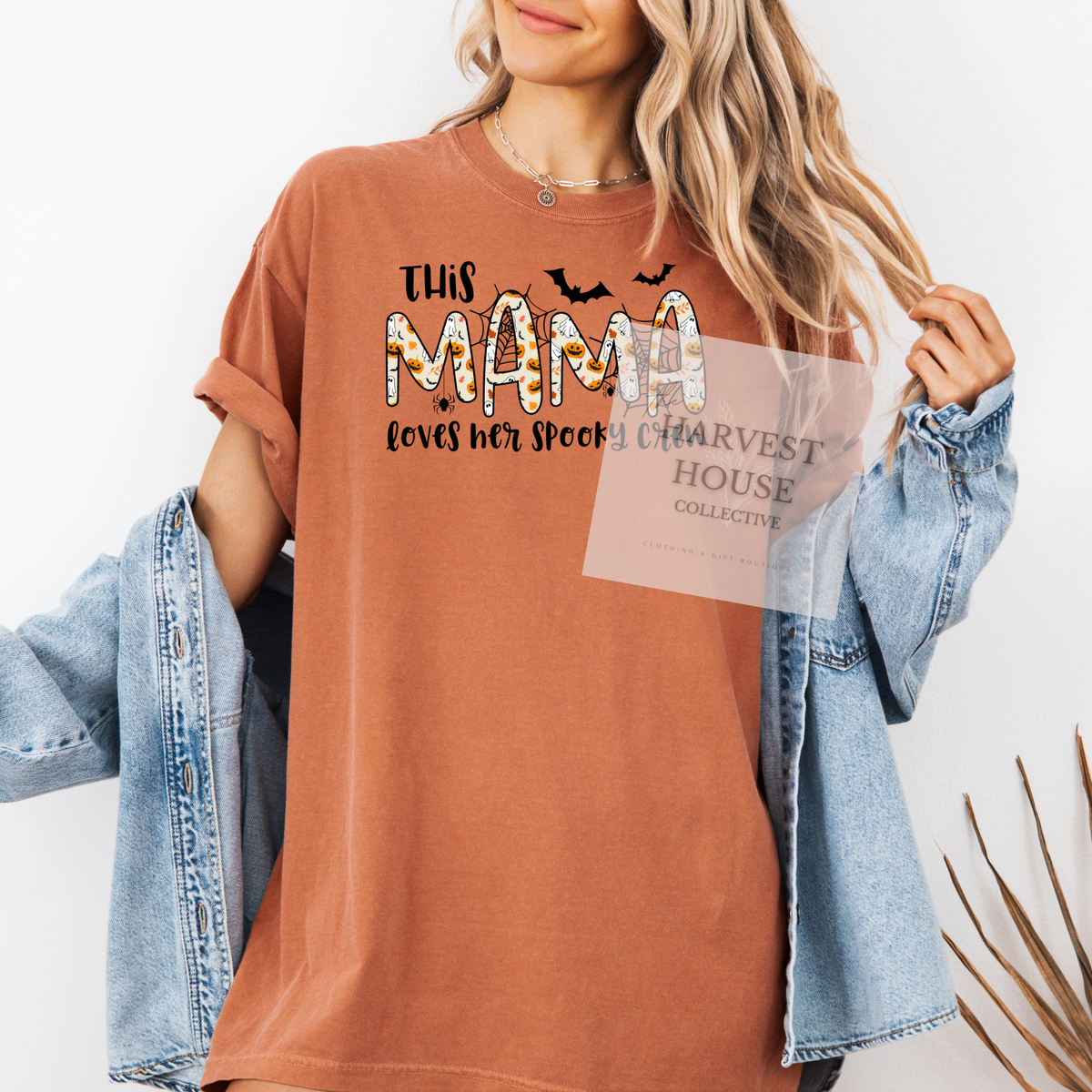 This Mama Loves Her Spooky Crew Tee