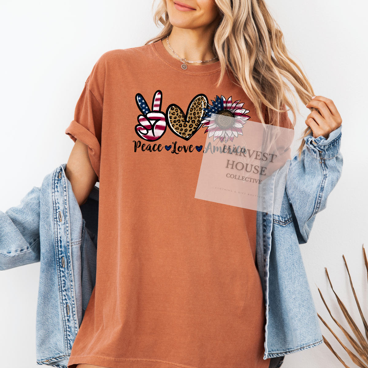 Peace Love America Shirt