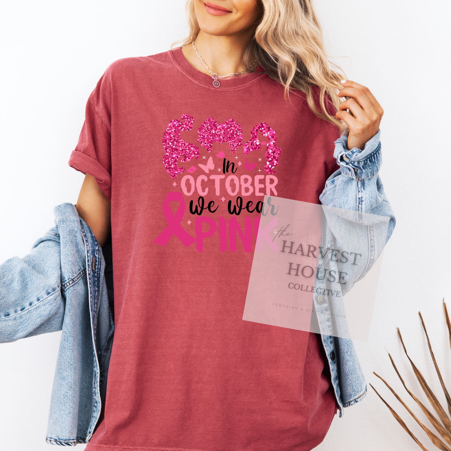 We Wear Pink Comfort Color Tee