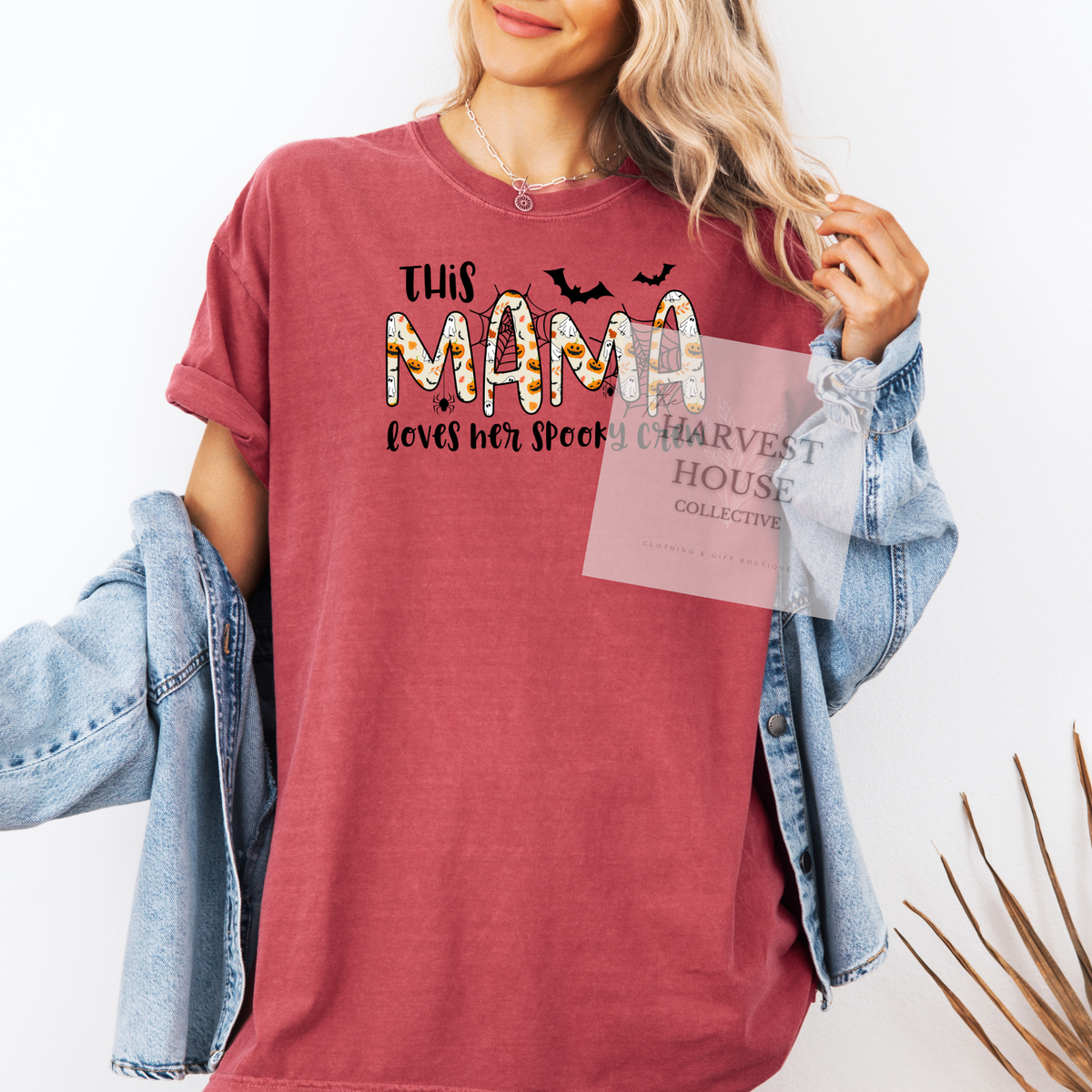 This Mama Loves Her Spooky Crew Tee