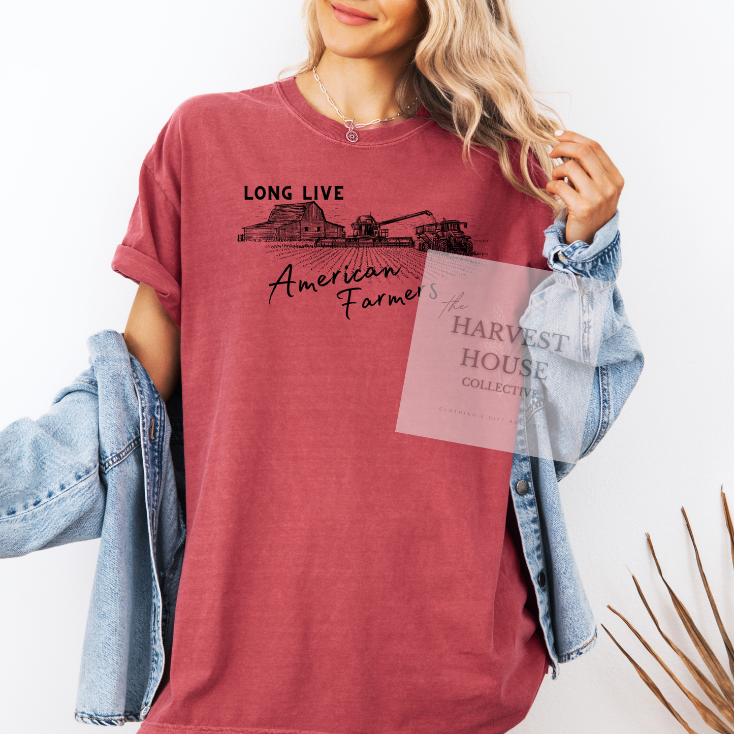 Long Live American Farmers Comfort Color Tee