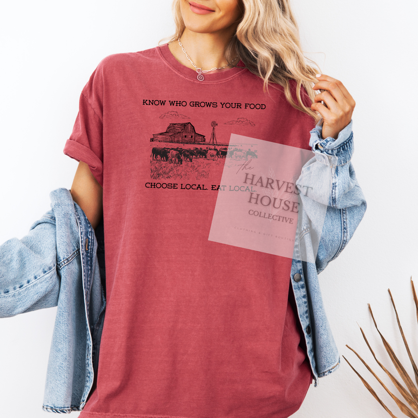 Know Who Grows Your Food Comfort Color Tee