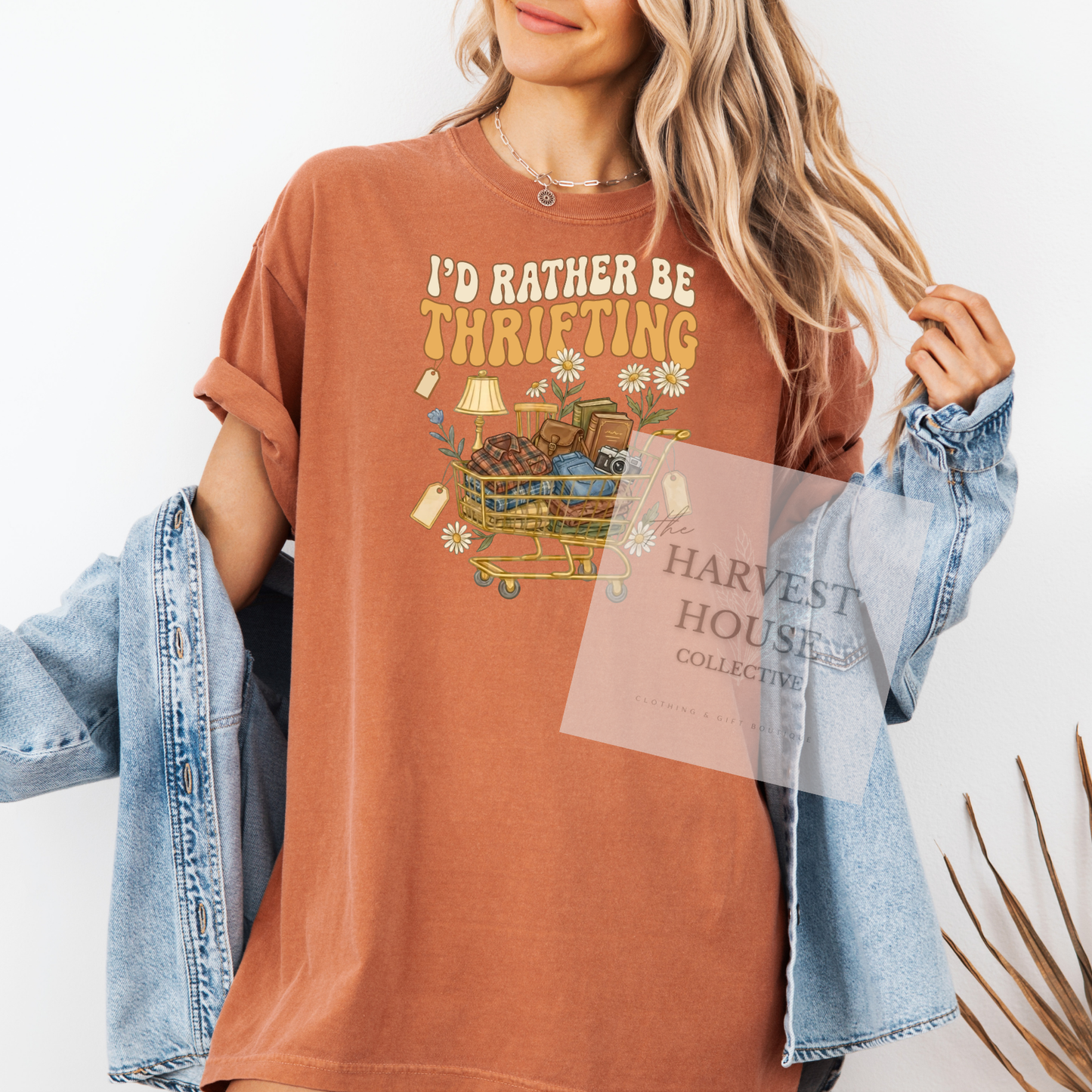 I'd Rather Be Thrifting Comfort Color Tee