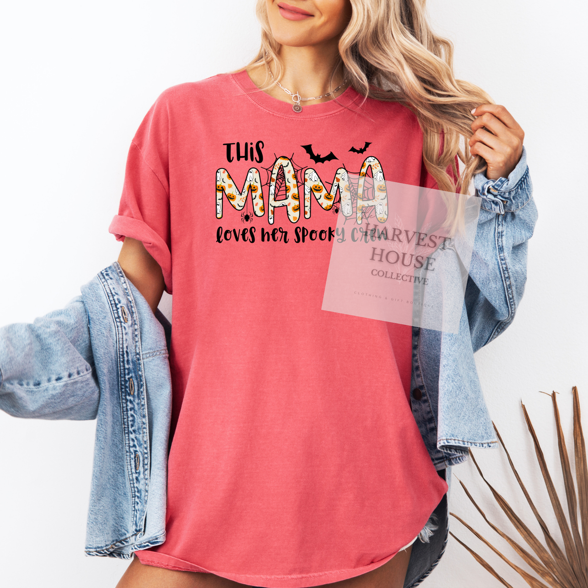 This Mama Loves Her Spooky Crew Tee