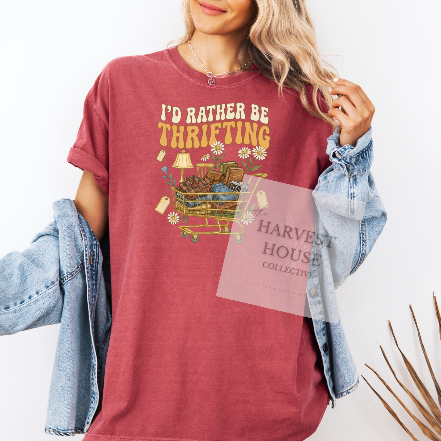 I'd Rather Be Thrifting Comfort Color Tee