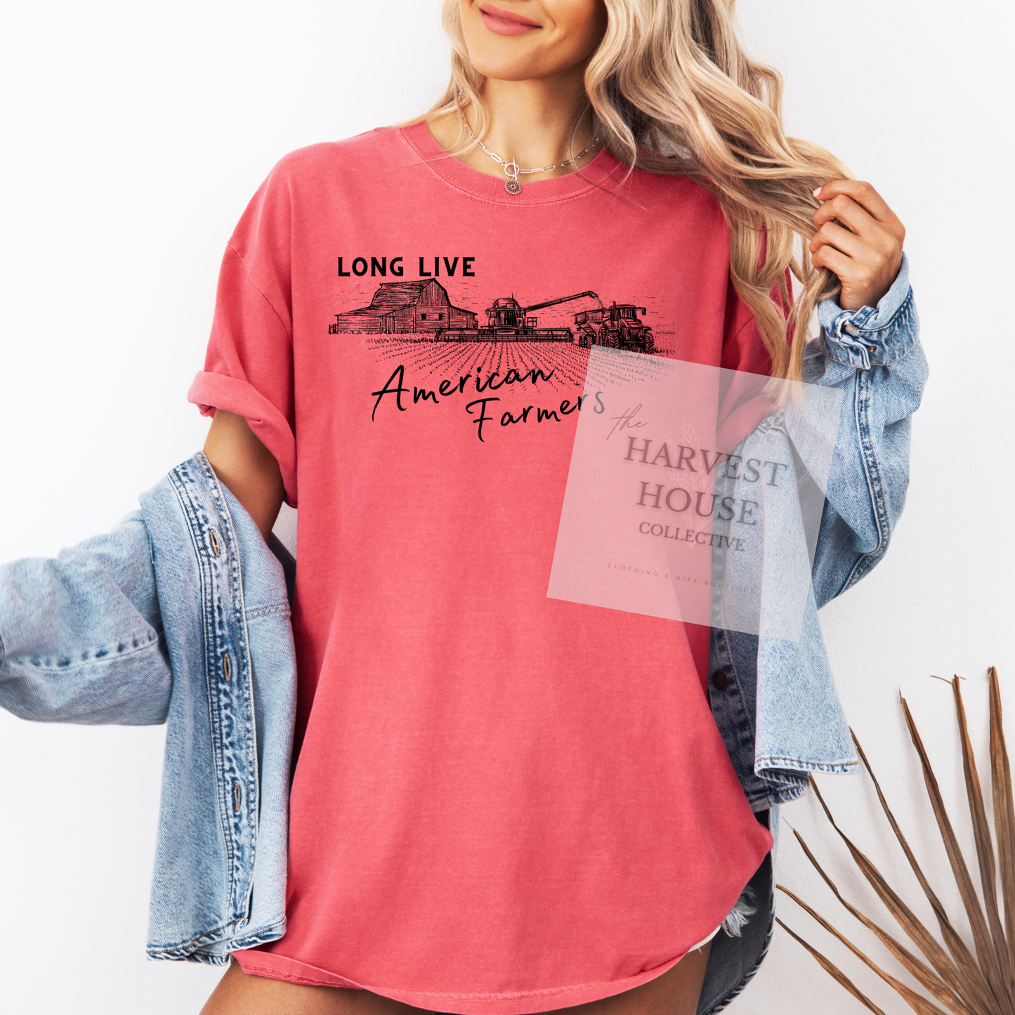 Long Live American Farmers Comfort Color Tee