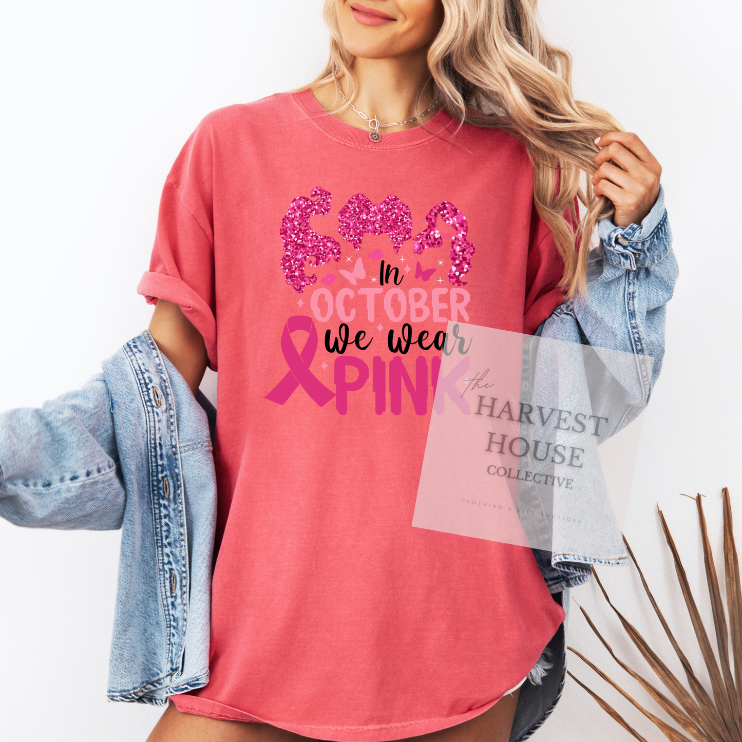 We Wear Pink Comfort Color Tee
